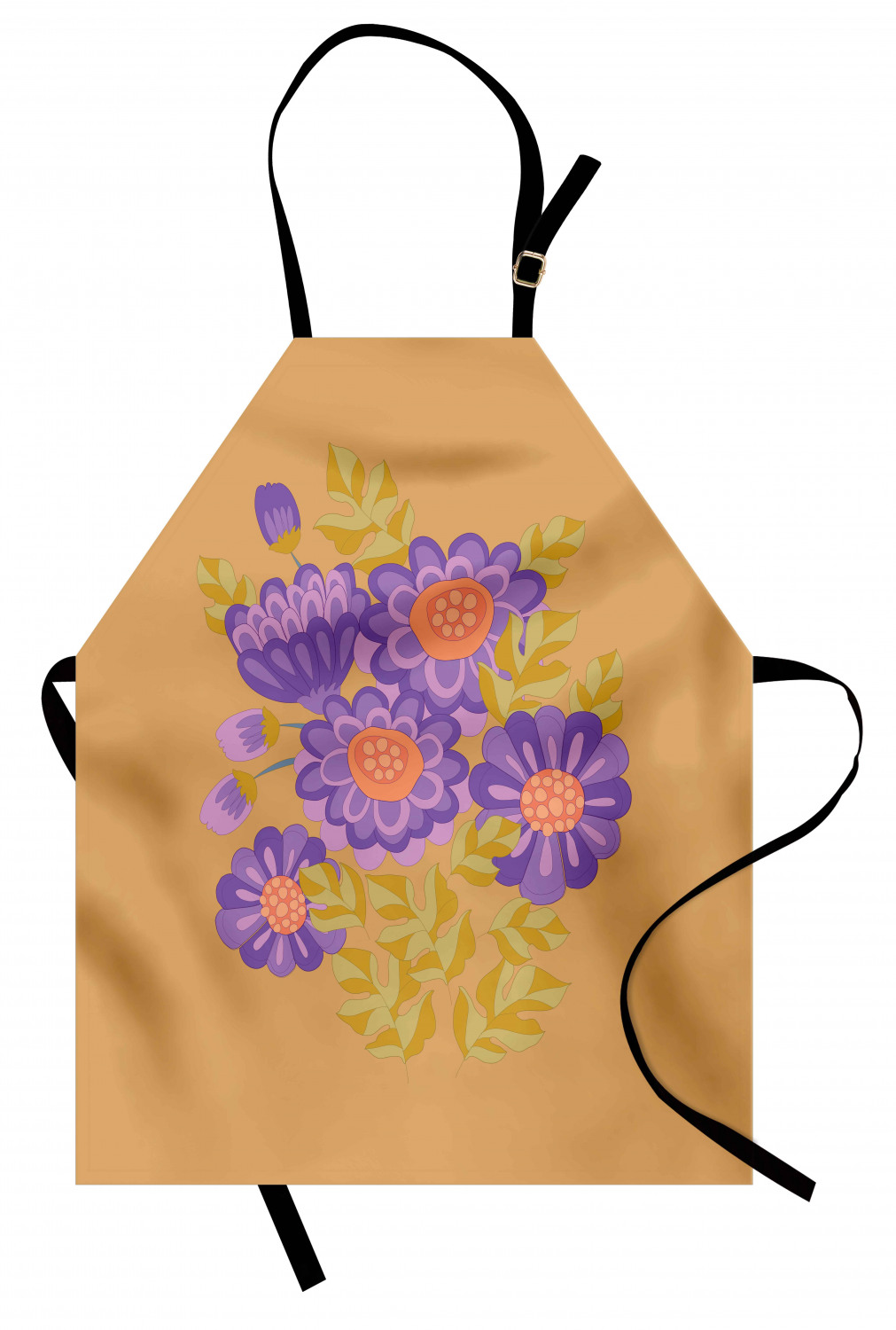 Fall Apron Unisex Kitchen Bib with Adjustable Neck Cooking Ambesonne