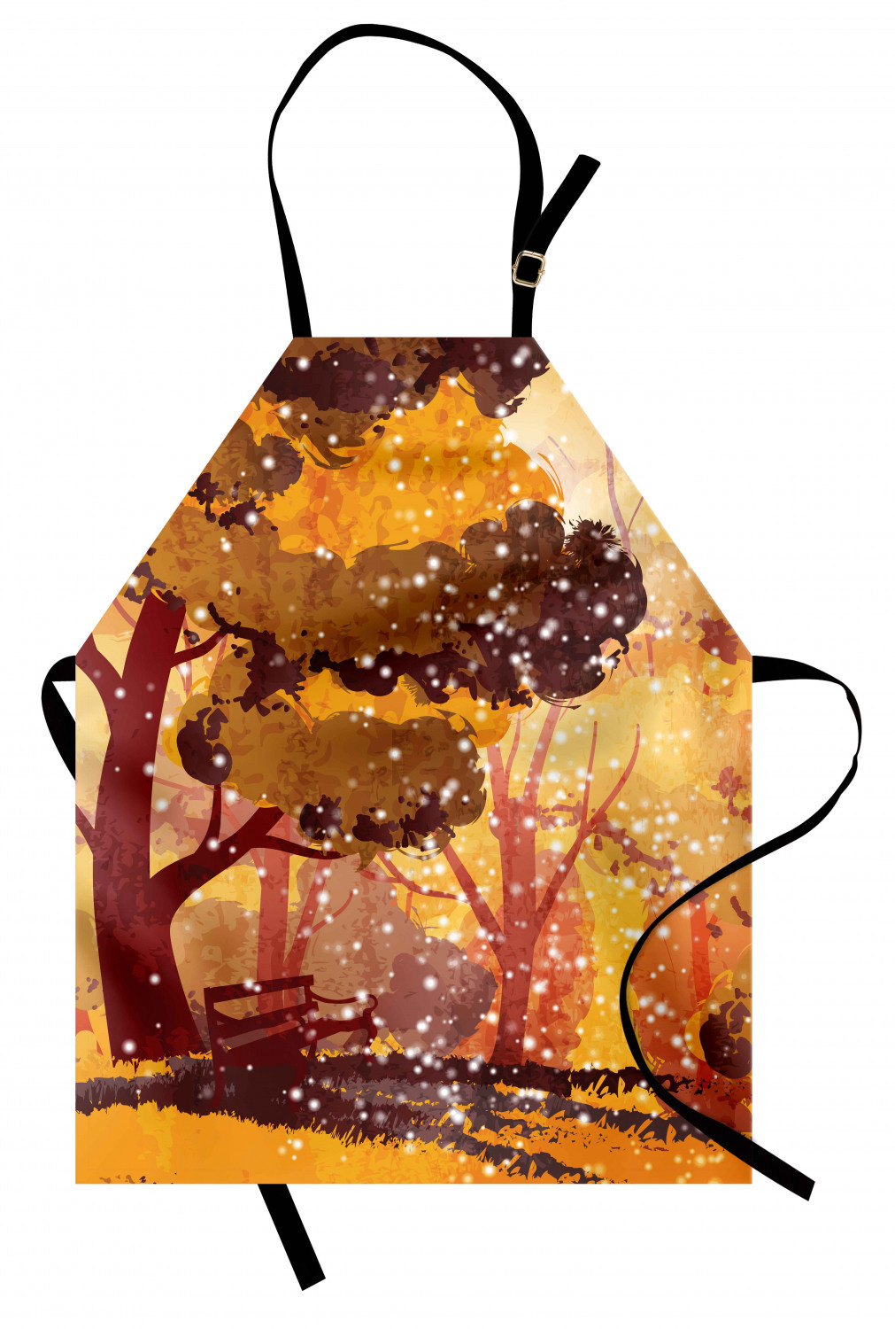 Ambesonne Apron Adjustable Strap for Gardening and Cooking Unisex