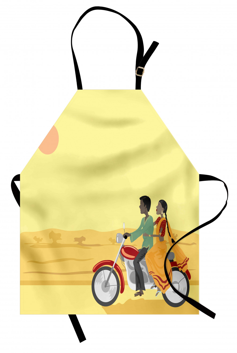 Ambesonne Motorcycle Kids Apron Boys Girls Apron Bib Cooking & Painting