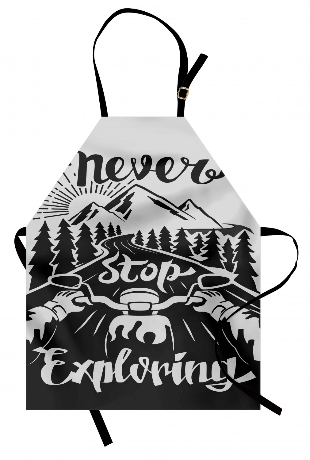 Ambesonne Motorcycle Kids Apron Boys Girls Apron Bib Cooking & Painting