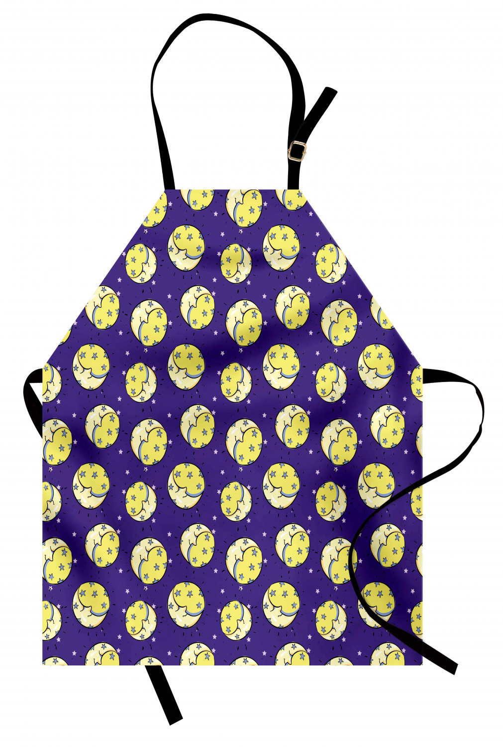 Ambesonne Moon Kids Apron Boys Girls Apron Bib Cooking & Painting