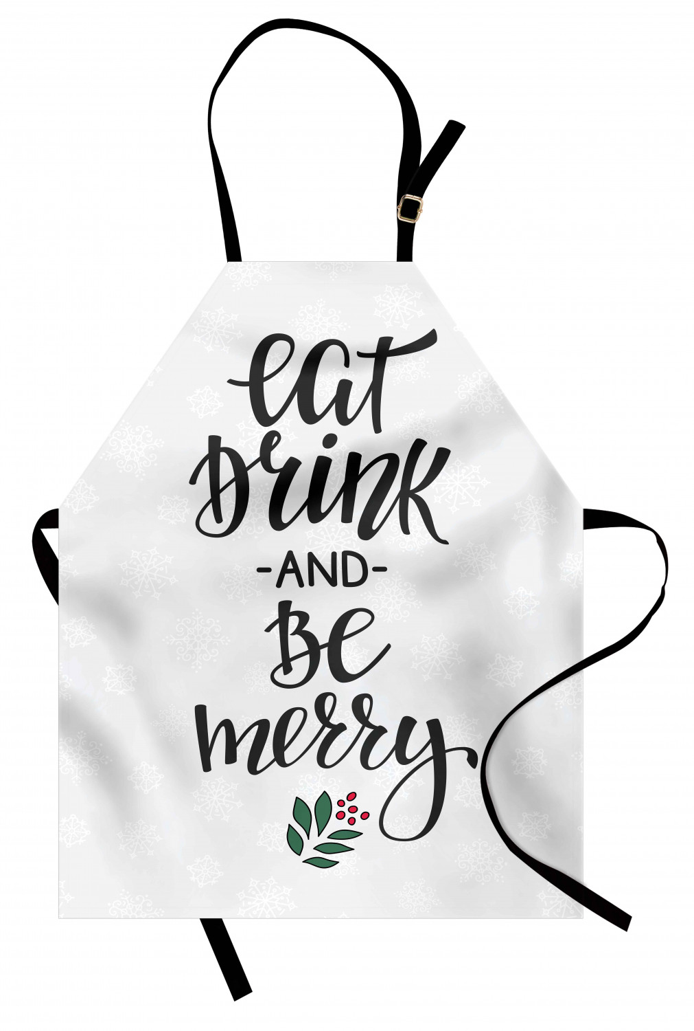 Gingerbread Man Apron Unisex Kitchen Bib with Adjustable Neck Cooking