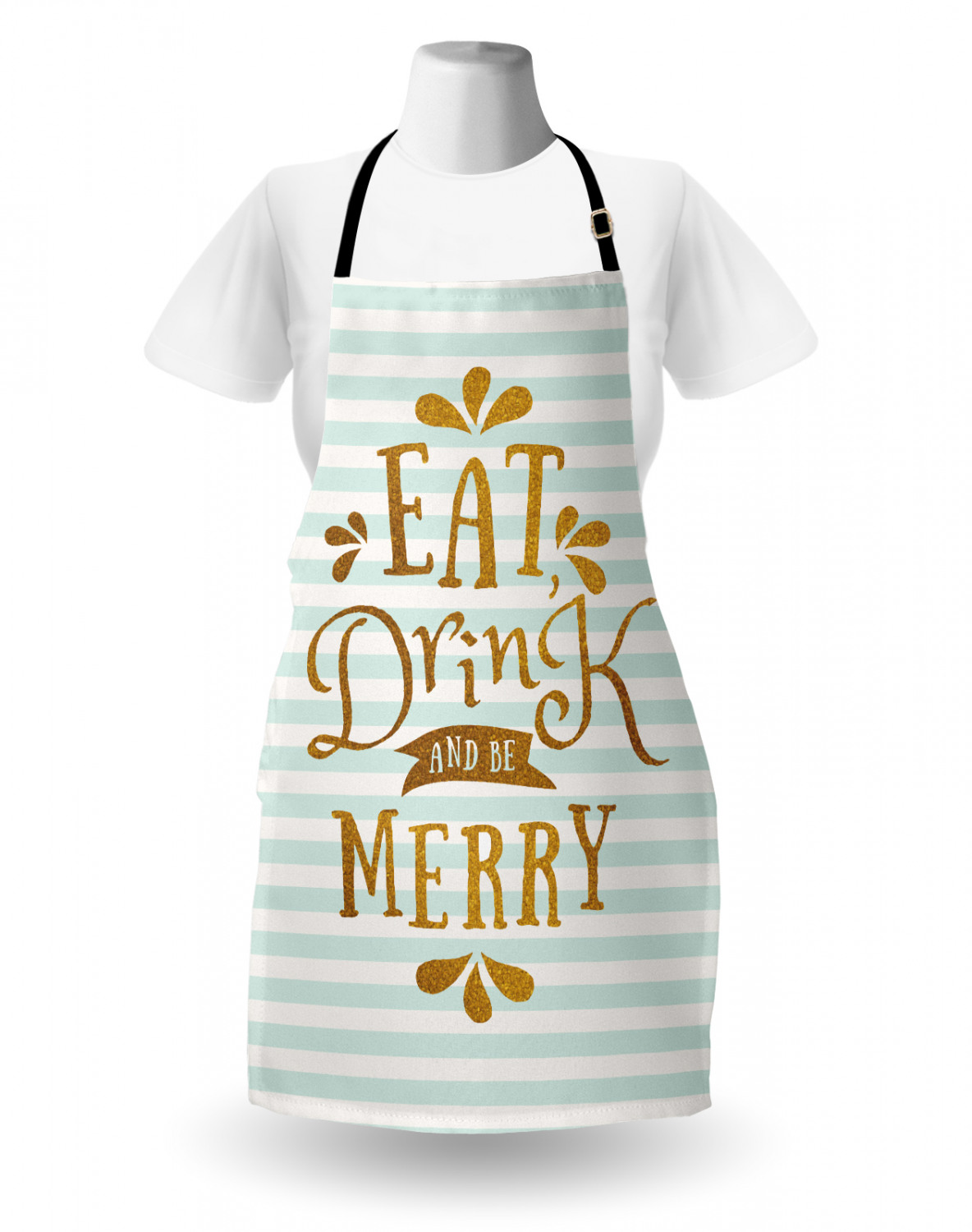 Gingerbread Man Apron Unisex Kitchen Bib with Adjustable Neck Cooking