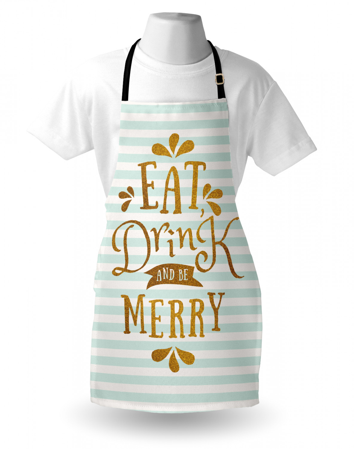 Gingerbread Man Apron Unisex Kitchen Bib with Adjustable Neck Cooking