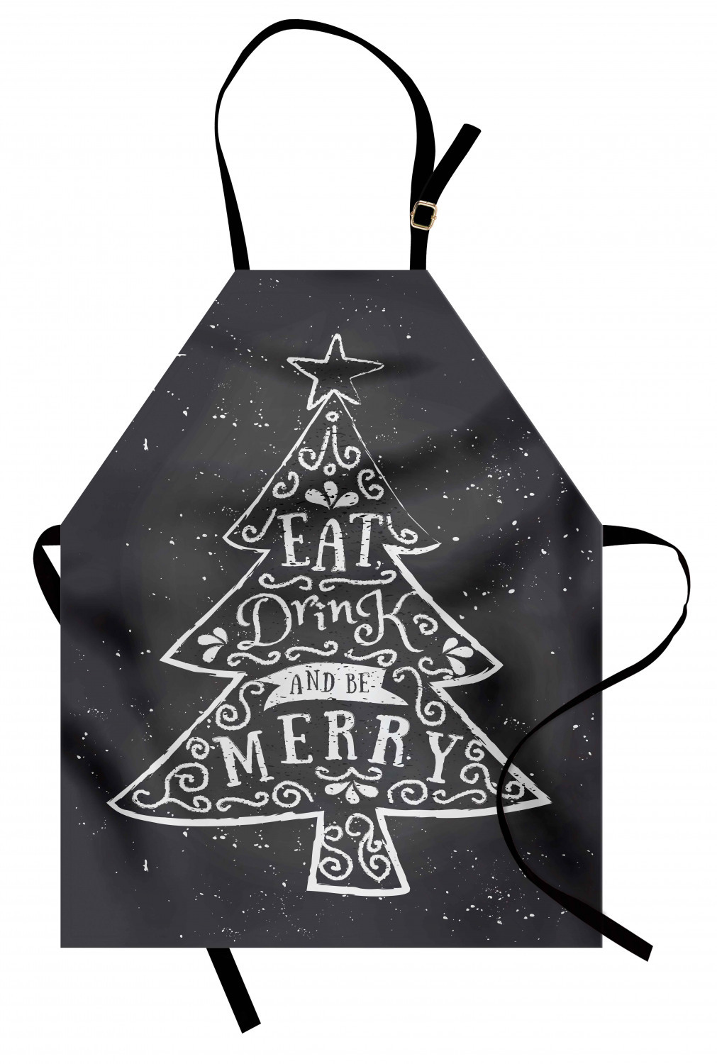 Gingerbread Man Apron Unisex Kitchen Bib with Adjustable Neck Cooking