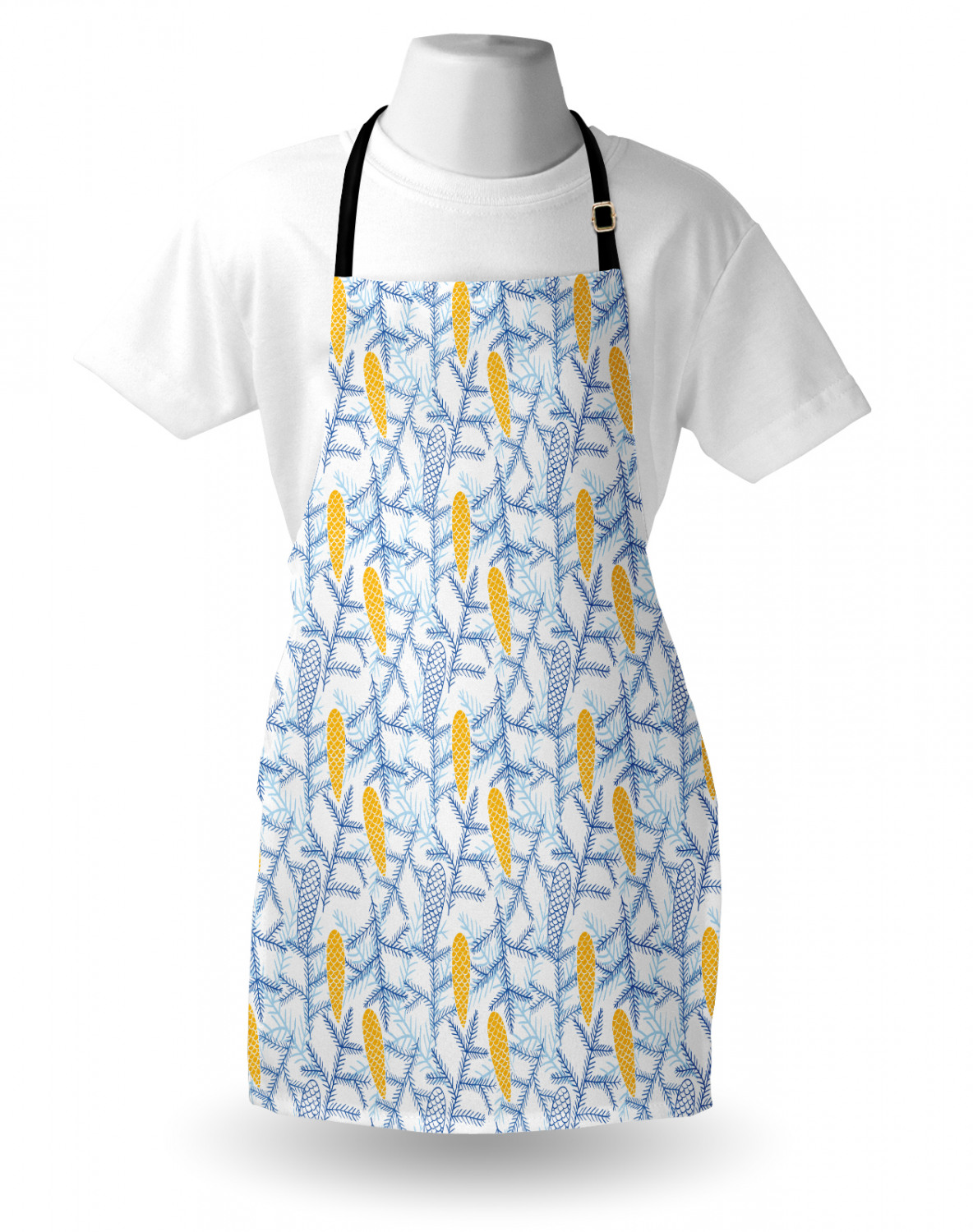 Gingerbread Man Apron Unisex Kitchen Bib with Adjustable Neck Cooking