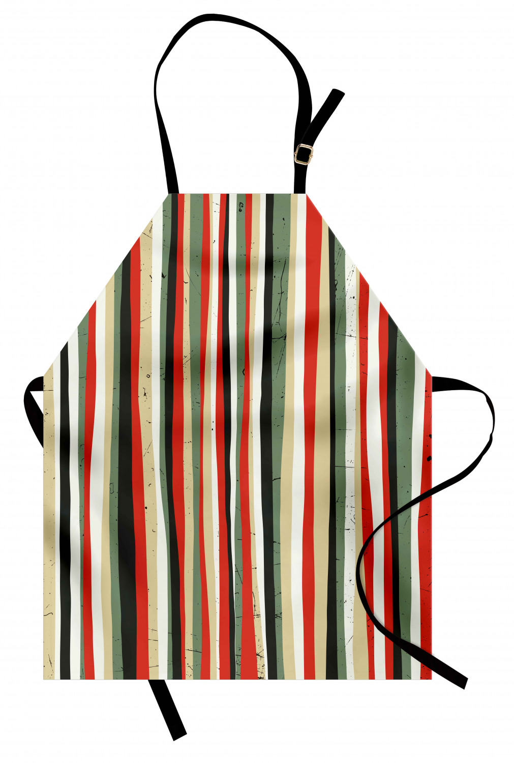 Ambesonne Apron with Adjustable Neck for Gardening Cooking Vivid Colors