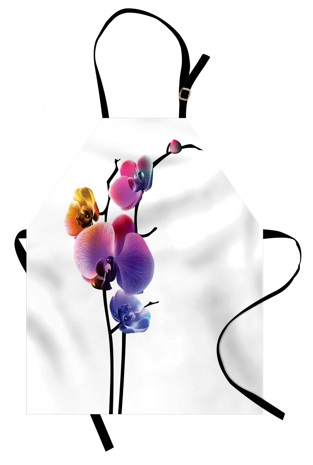 Mexican Sugar Skull Apron Unisex Kitchen Bib with Adjustable Neck Cooking Baking