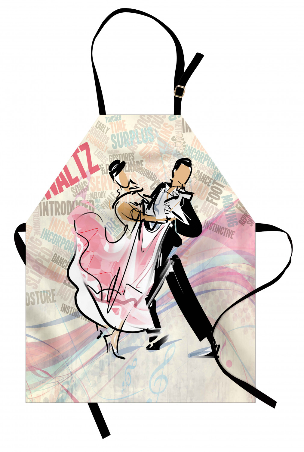 Ambesonne Apron Adjustable Strap for Gardening and Cooking Unisex