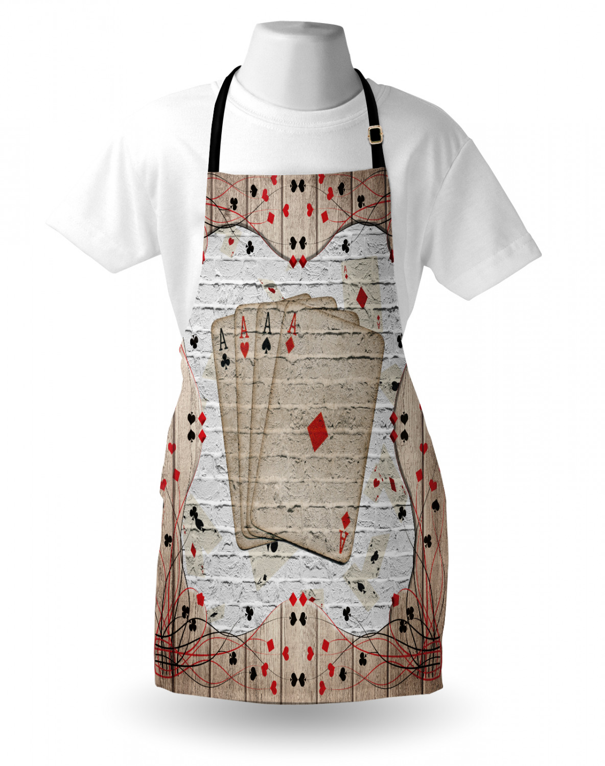 Ambesonne Apron Adjustable Strap for Gardening and Cooking Unisex