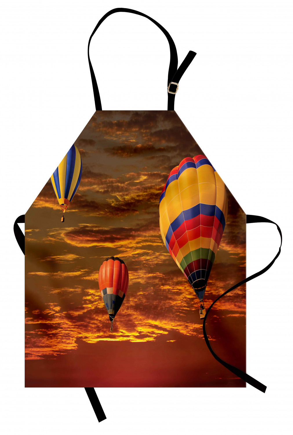 Ambesonne Apron Adjustable Strap for Gardening and Cooking Unisex