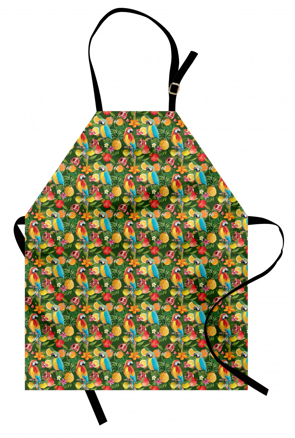 Mexican Sugar Skull Apron Unisex Kitchen Bib with Adjustable Neck Cooking Baking