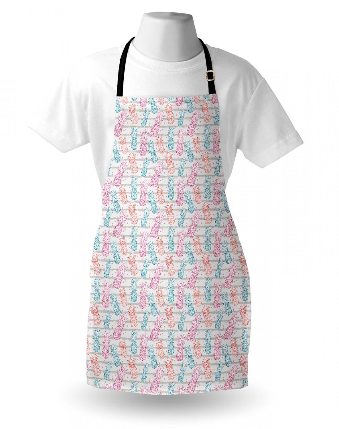 Mexican Sugar Skull Apron Unisex Kitchen Bib with Adjustable Neck Cooking Baking