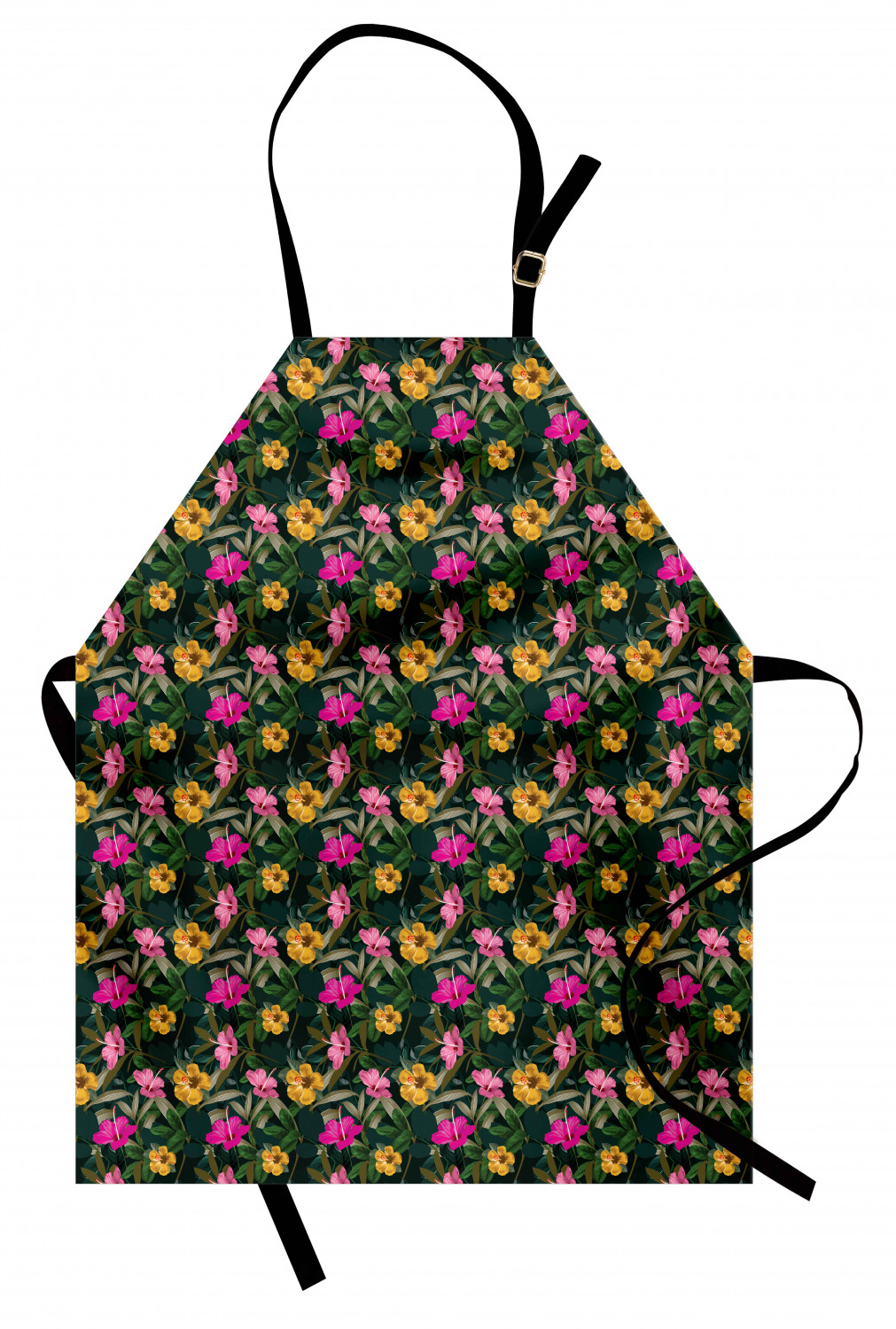 Mexican Sugar Skull Apron Unisex Kitchen Bib with Adjustable Neck Cooking Baking