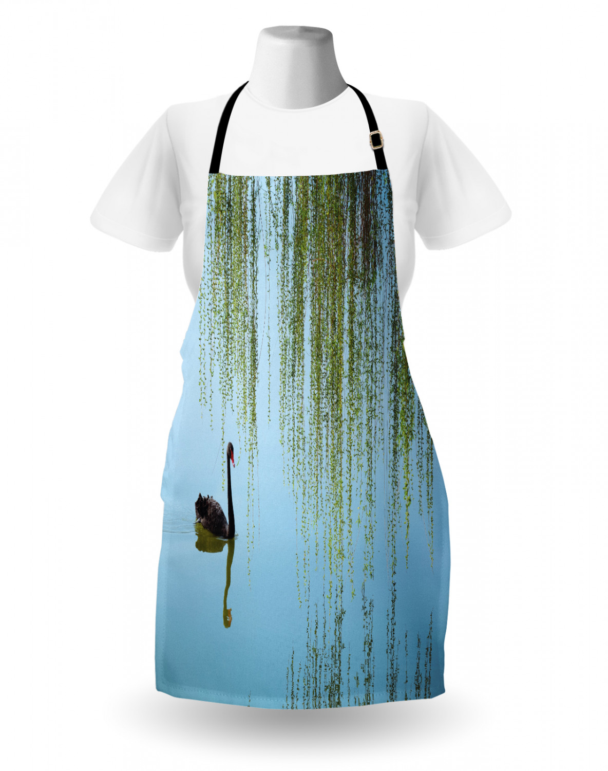 Ambesonne Apron Bib Adjustable Strap for Gardening Cooking Unisex Vivid Colors