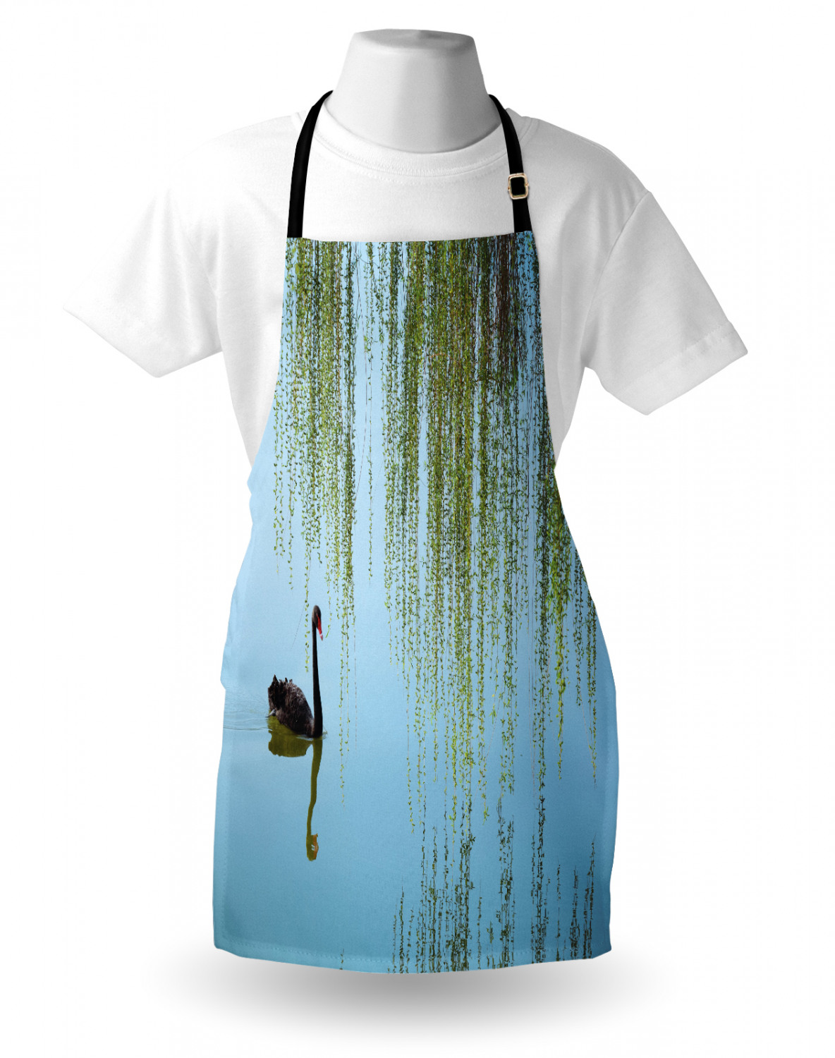 Ambesonne Apron Bib Adjustable Strap for Gardening Cooking Unisex Vivid Colors