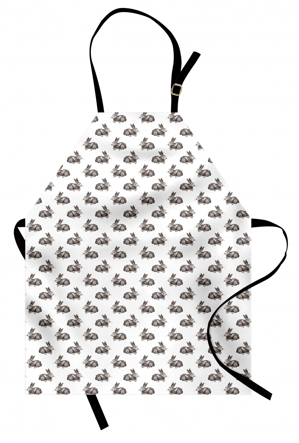 Ambesonne Bunny Kids Apron Boys Girls Apron Bib Cooking & Painting