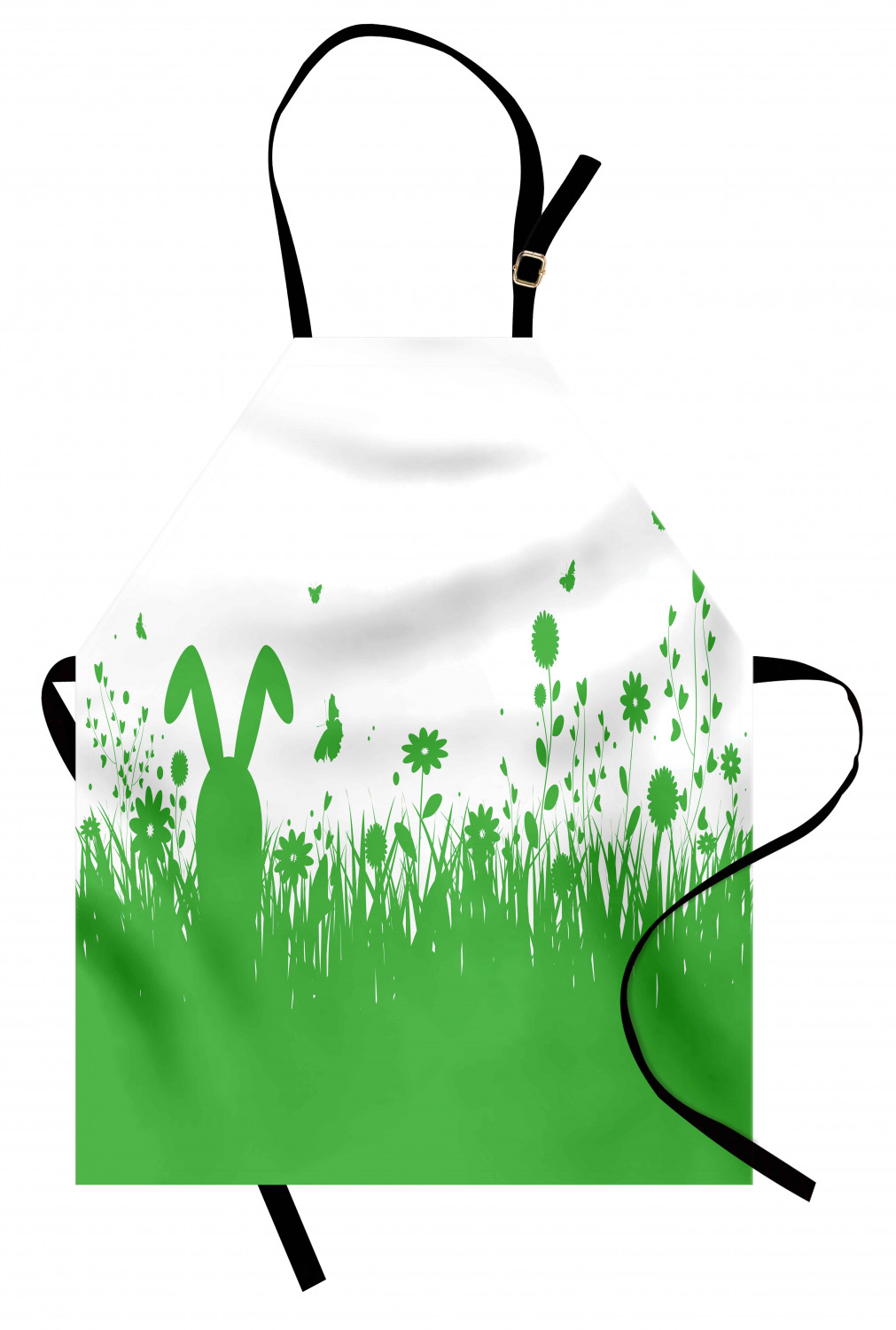 Ambesonne Bunny Kids Apron Boys Girls Apron Bib Cooking & Painting