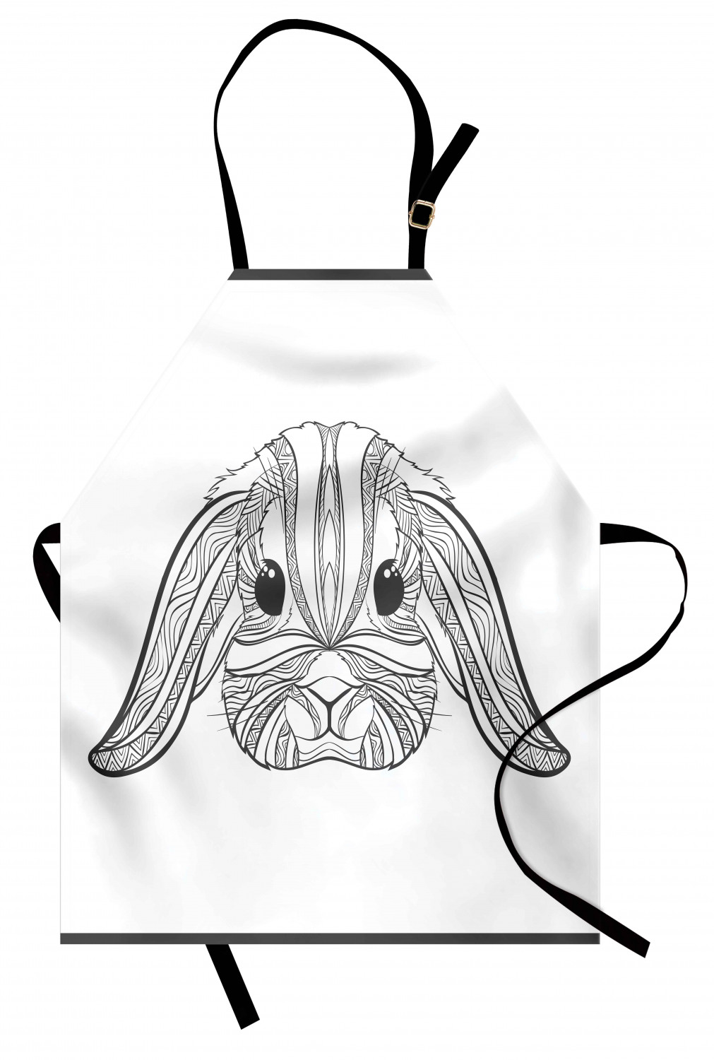 Ambesonne Bunny Kids Apron Boys Girls Apron Bib Cooking & Painting