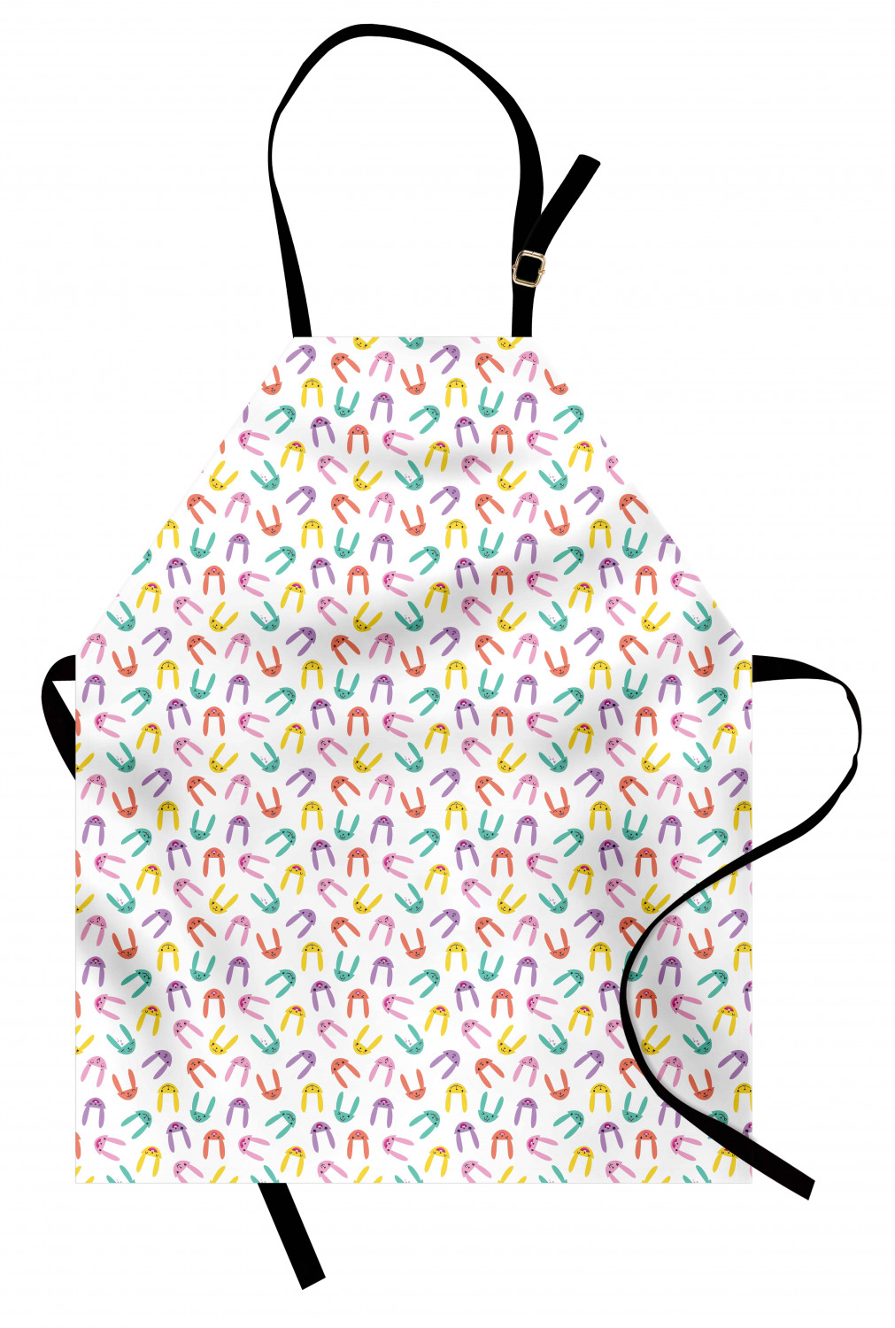 Ambesonne Bunny Kids Apron Boys Girls Apron Bib Cooking & Painting