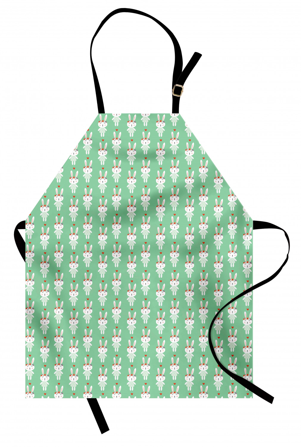 Ambesonne Bunny Kids Apron Boys Girls Apron Bib Cooking & Painting