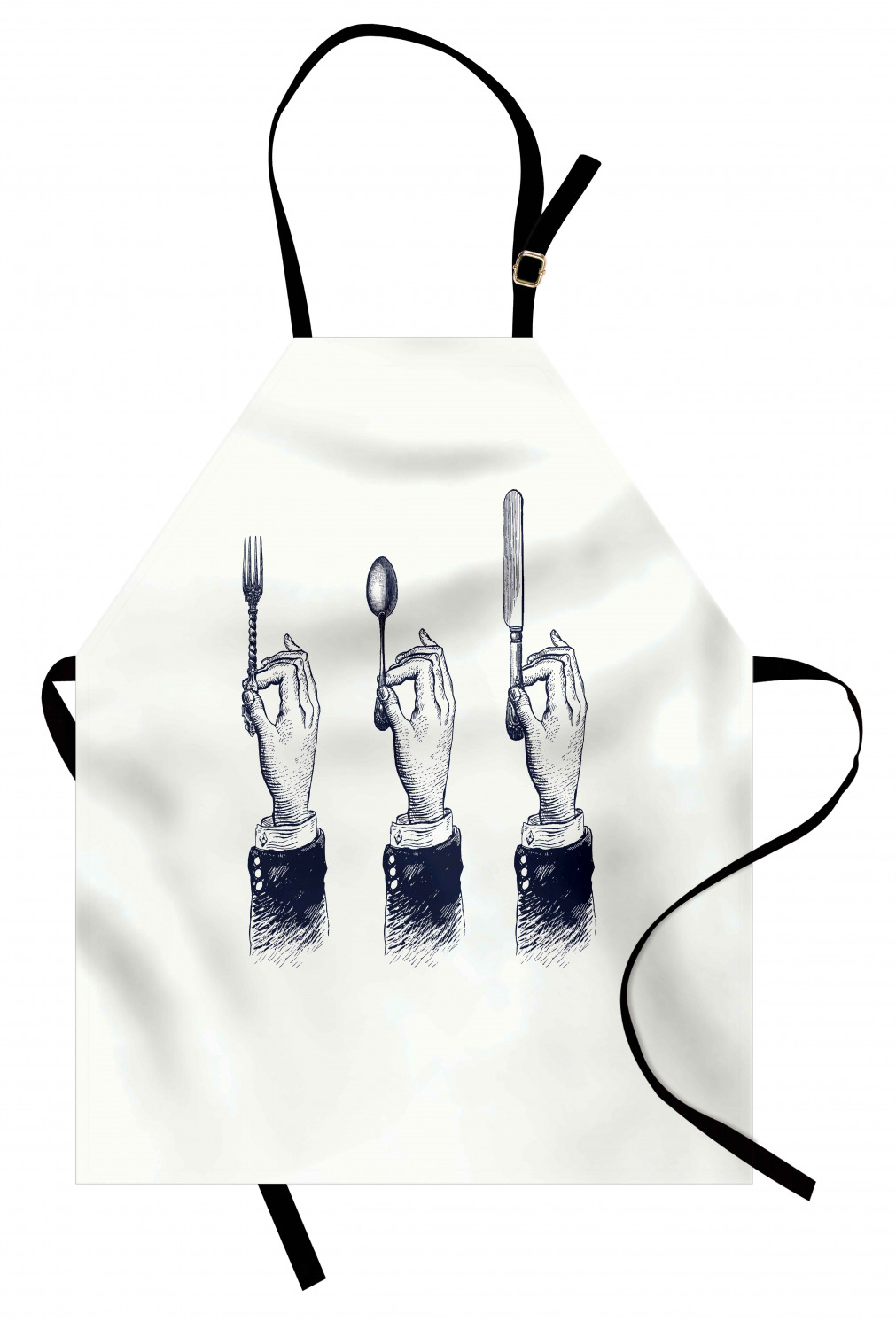 Unisex Indoor Use Apron with Adjustable Neck Strap for Garden Cooking Ambesonne