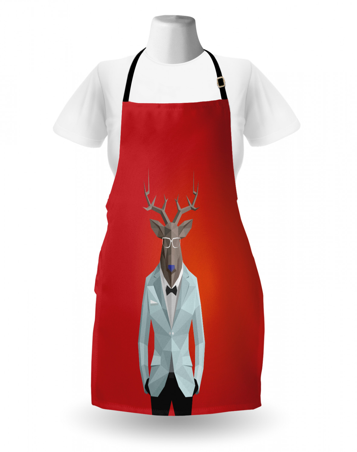 Unisex Indoor Use Apron with Adjustable Neck Strap for Garden Cooking Ambesonne