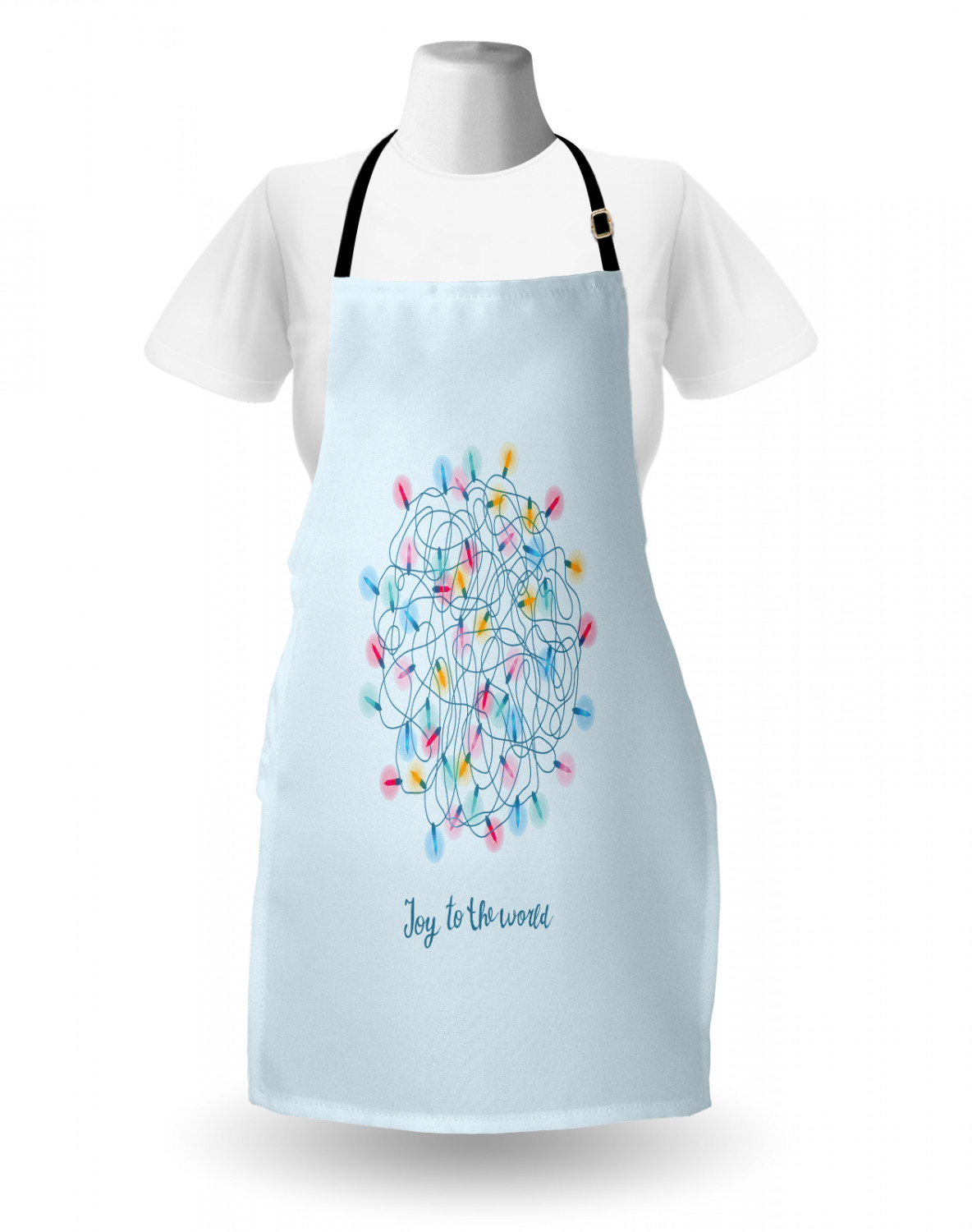 Unisex Indoor Use Apron with Adjustable Neck Strap for Garden Cooking Ambesonne