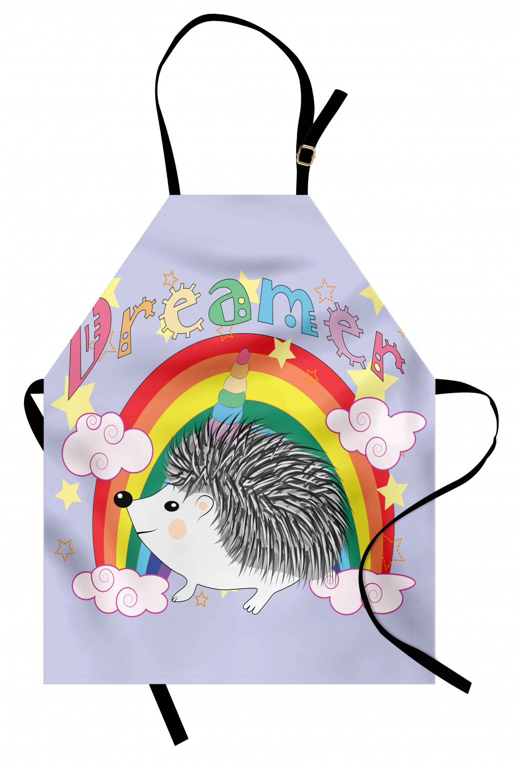 Ambesonne Cartoon Nursery Kids Apron Boys Girls Apron Bib Cooking & Painting