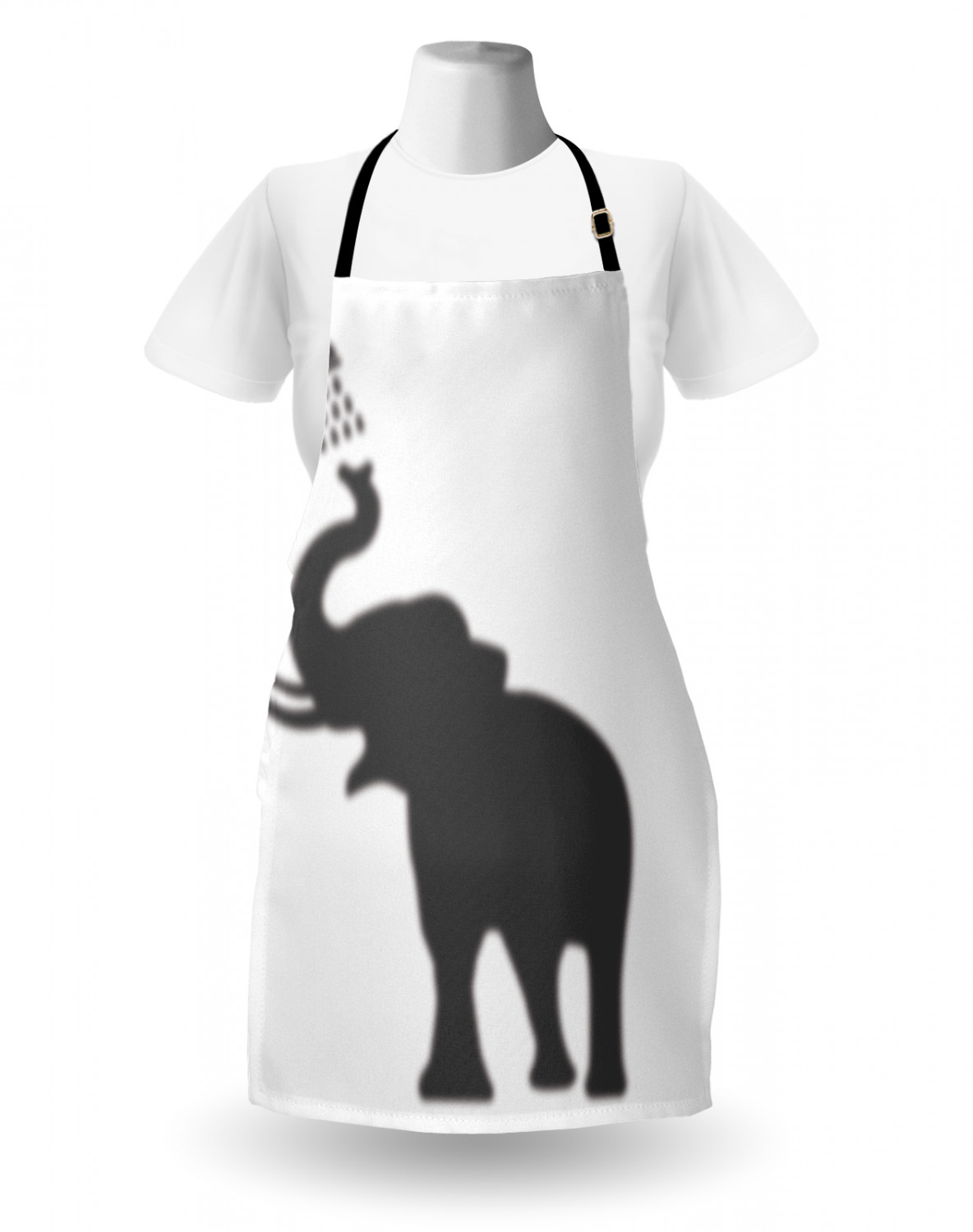 Ambesonne Unisex Durable Apron Bib with Adjustable Strap for Gardening