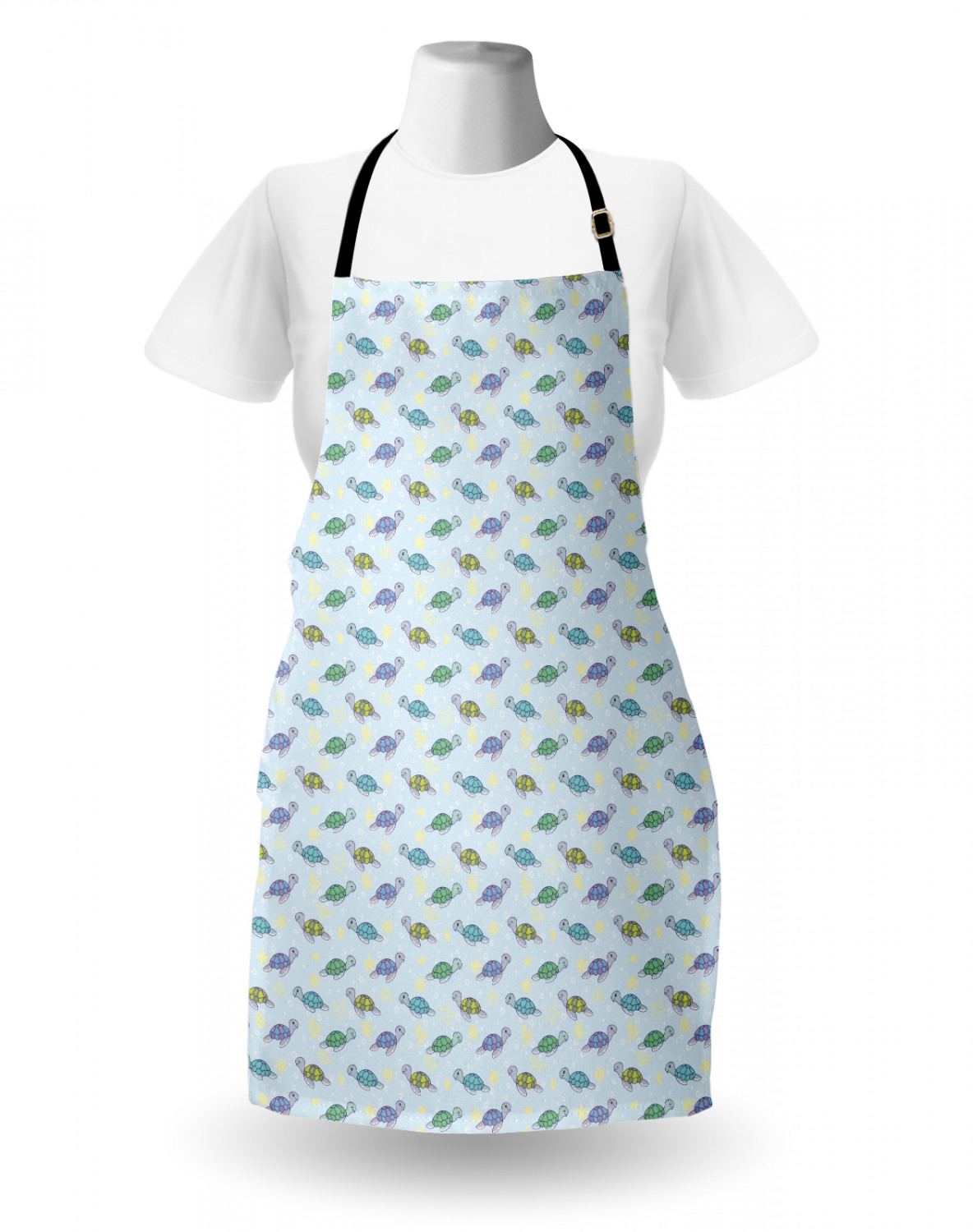 Apron Adjustable Neck Strap For Garden Cooking Standard Size Ambesonne 