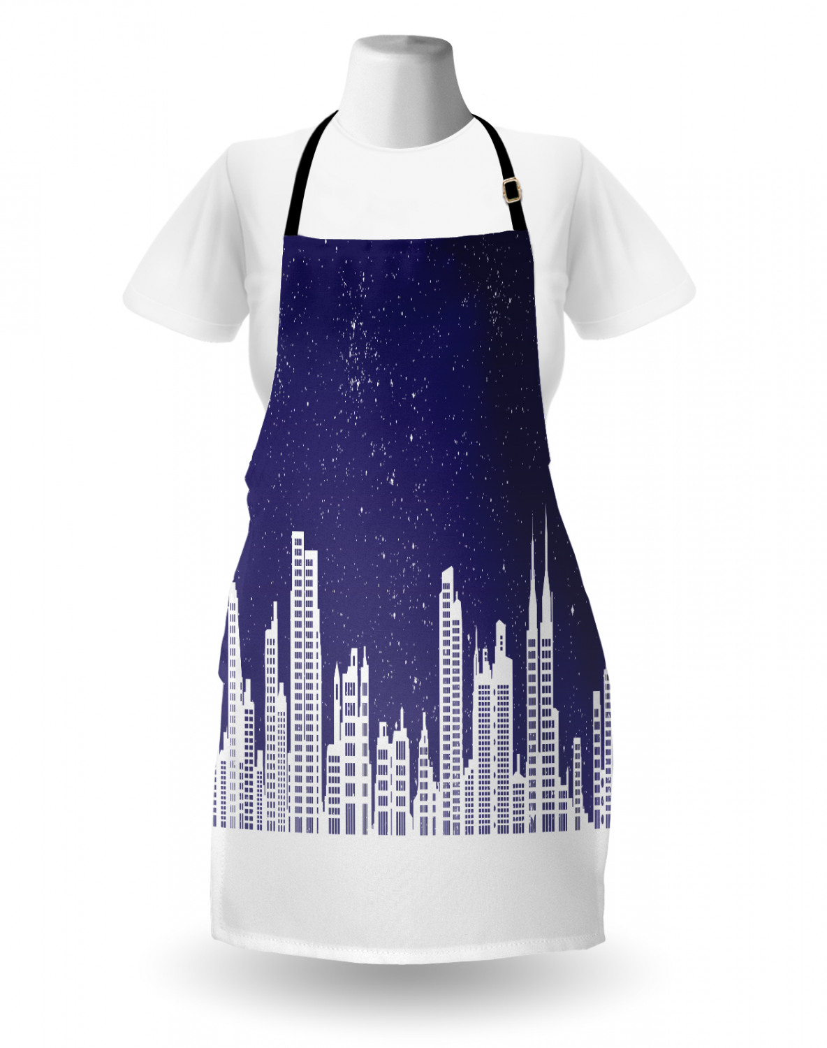 Ambesonne Apron Adjustable Strap for Gardening Cooking Clear Image