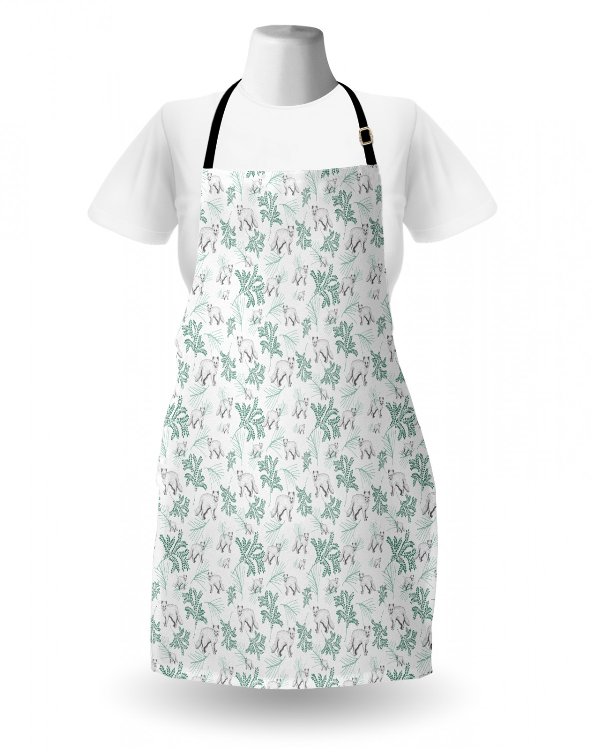 Ambesonne Apron with Adjustable Strap for Gardening Cooking No Fading