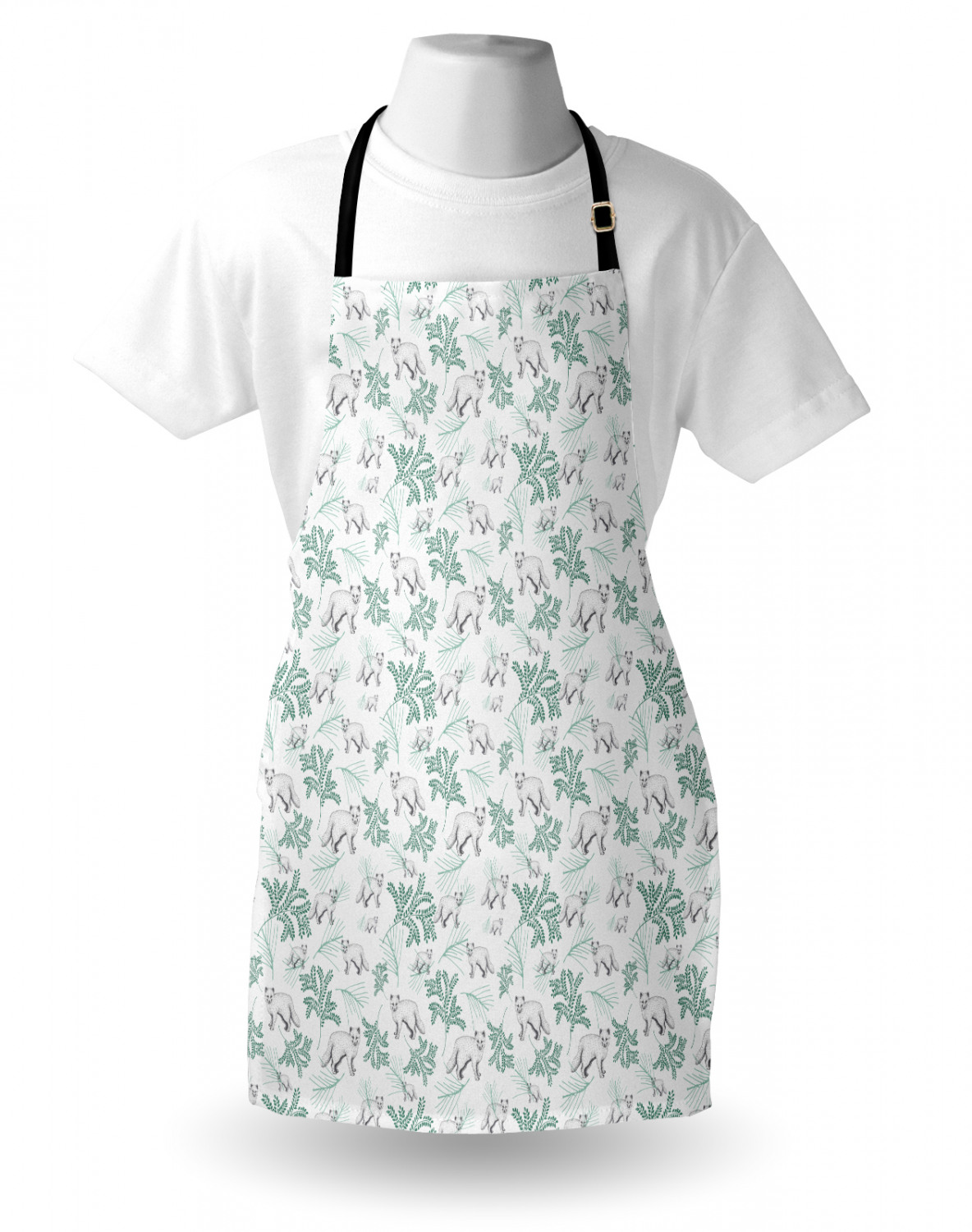 Ambesonne Apron with Adjustable Strap for Gardening Cooking No Fading