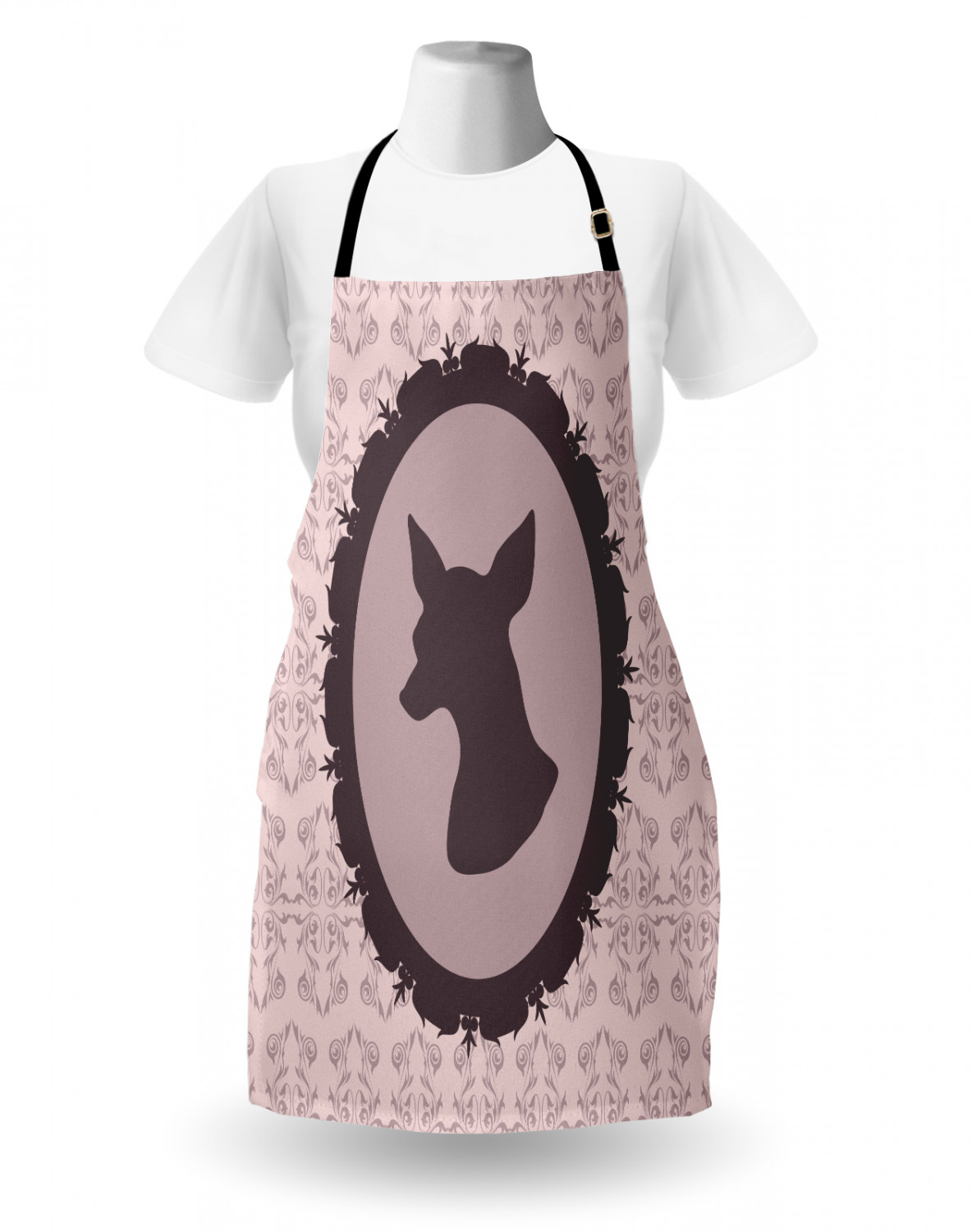 Ambesonne Apron with Adjustable Strap for Gardening Cooking No Fading