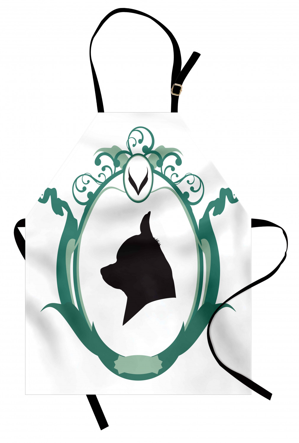 Ambesonne Apron with Adjustable Strap for Gardening Cooking No Fading