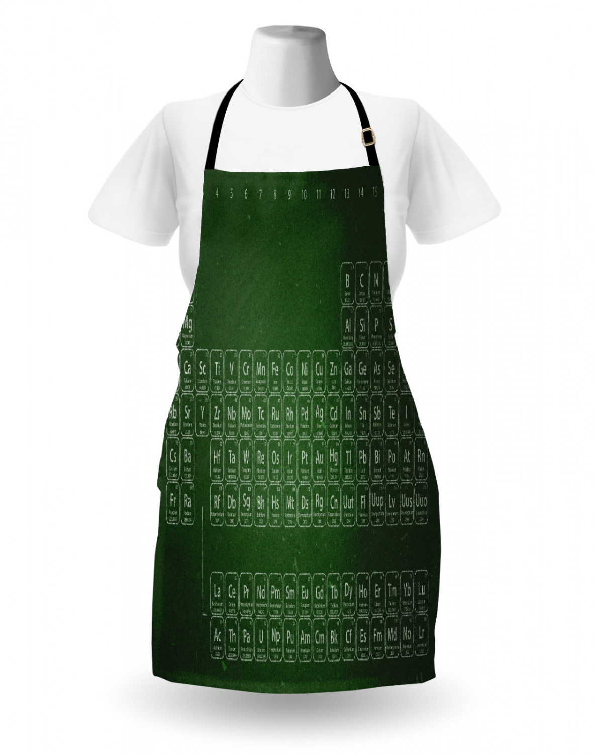 Ambesonne Unisex Vivid Colors Apron Bib with Adjustable Strap for Gardening