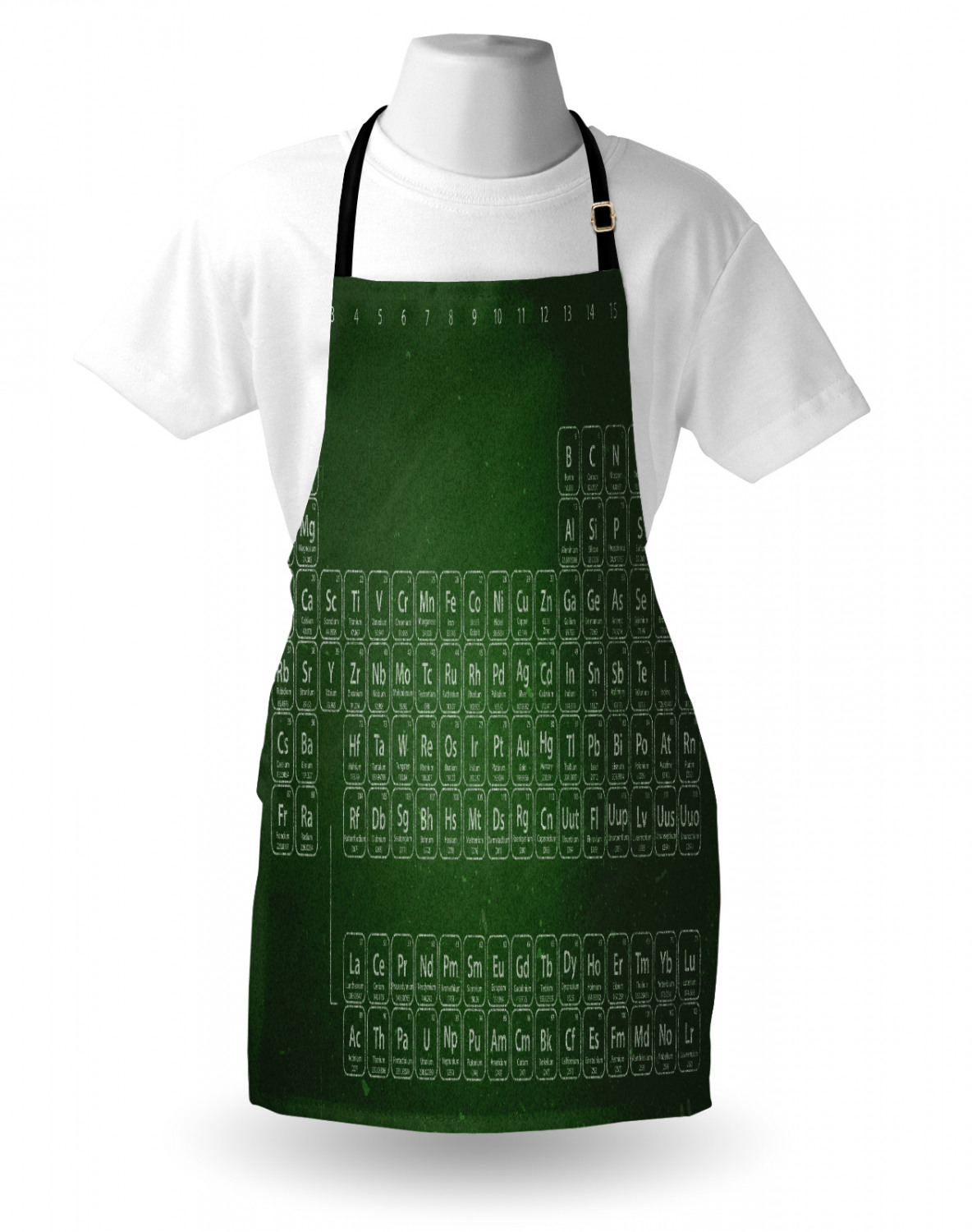 Ambesonne Unisex Vivid Colors Apron Bib with Adjustable Strap for Gardening