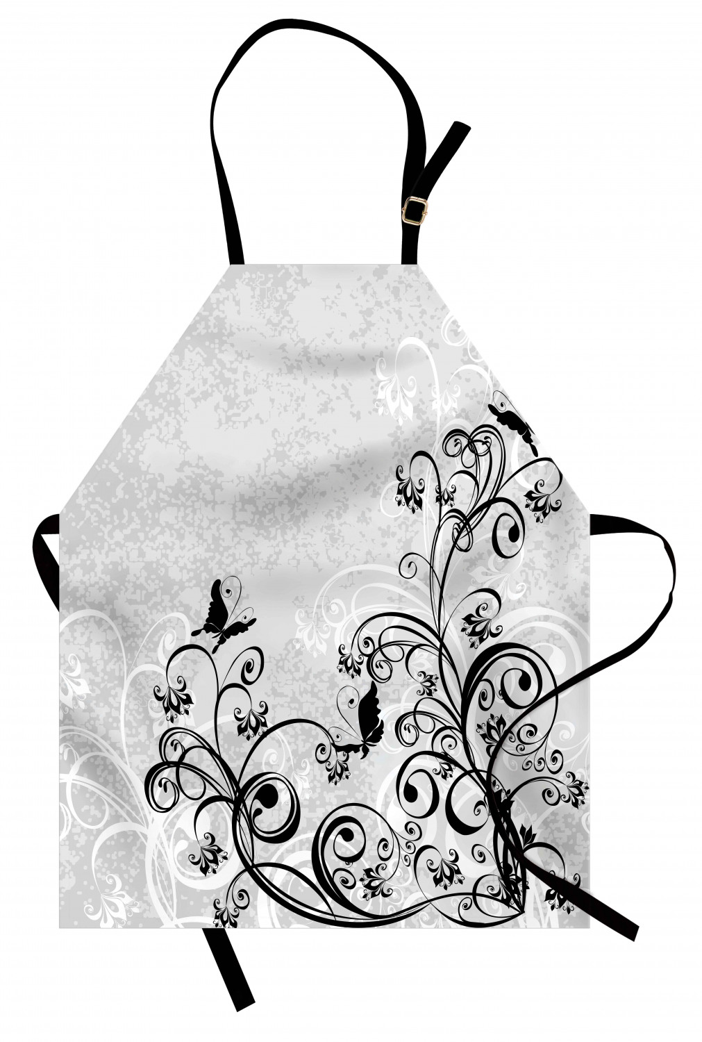 Ambesonne Unisex Vivid Colors Apron Bib with Adjustable Strap for Gardening