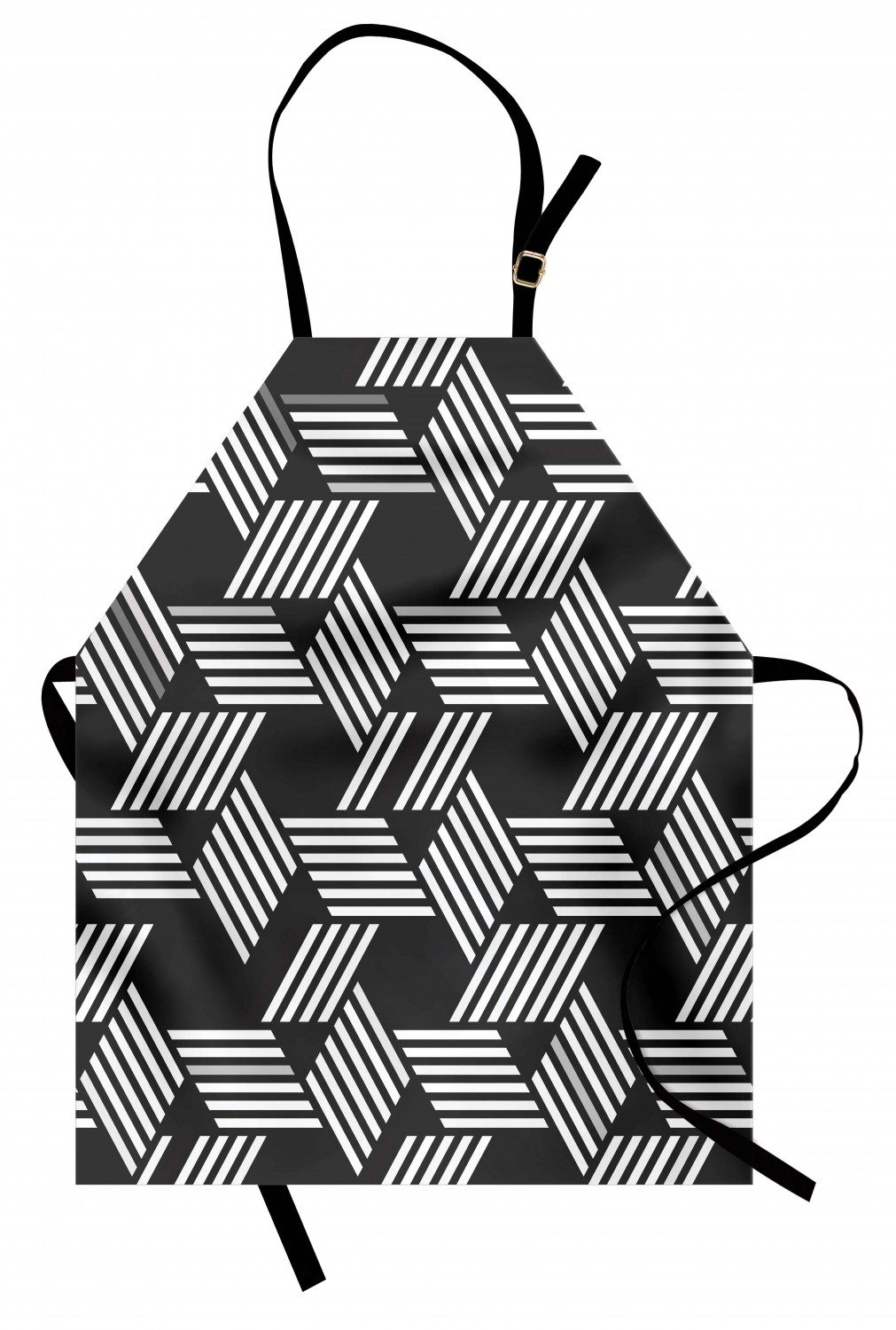 Ambesonne Apron Bib with Adjustable Strap for Gardening Unisex Vivid Colors