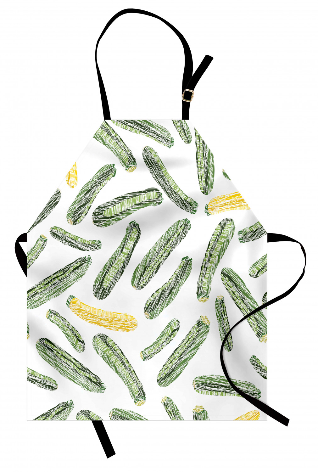 Ambesonne Apron Bib with Adjustable Strap for Gardening Unisex Vivid Colors