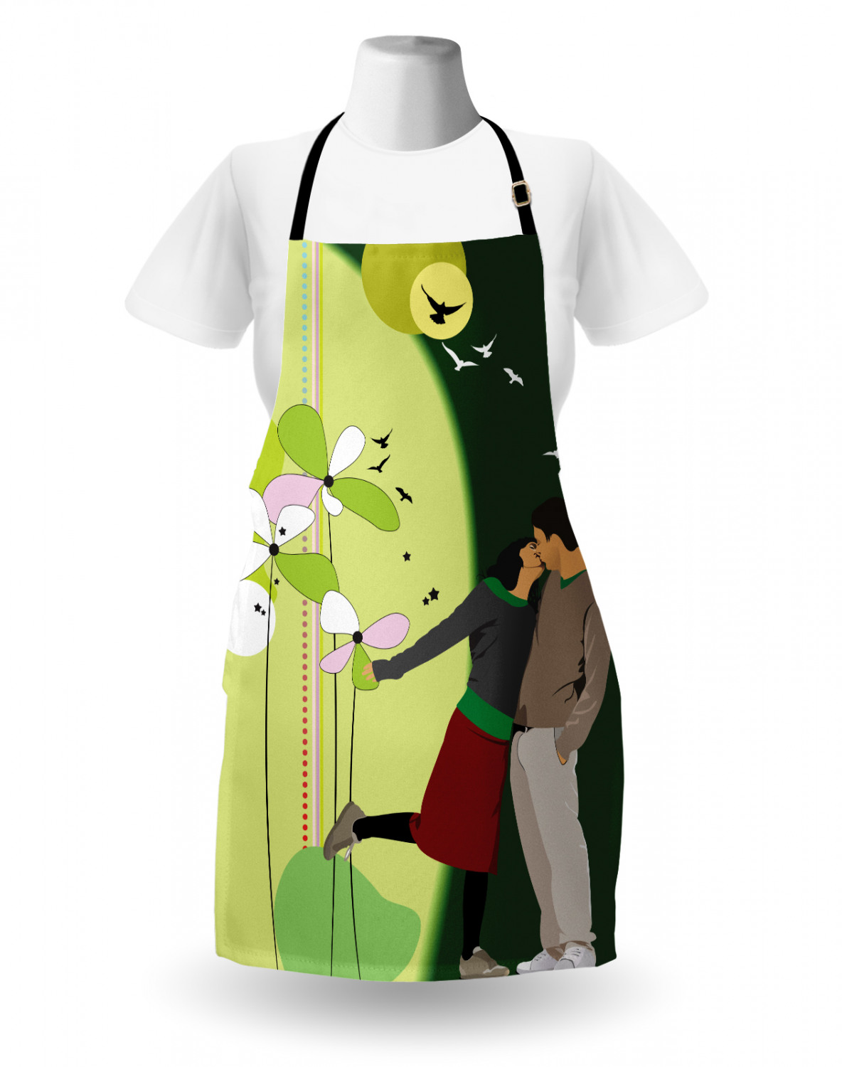Details about   Ambesonne Apron Bib with Adjustable Neck for Gardening Cooking No Fading 