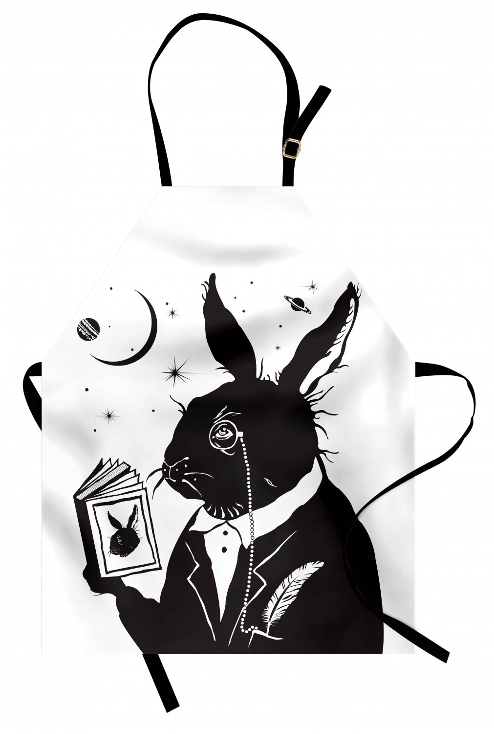 Ambesonne Bunny Kids Apron Boys Girls Apron Bib Cooking & Painting