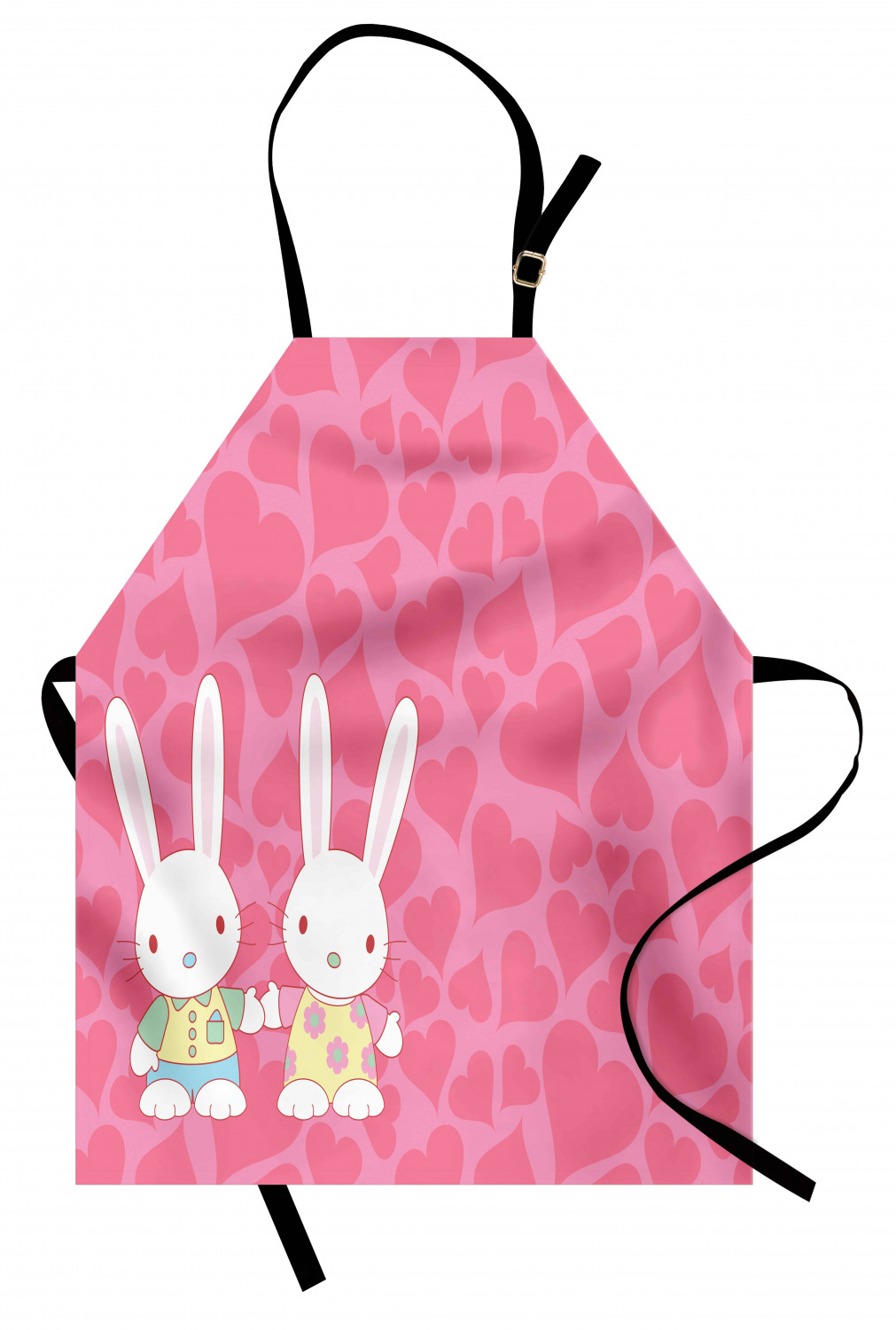 Ambesonne Bunny Kids Apron Boys Girls Apron Bib Cooking & Painting