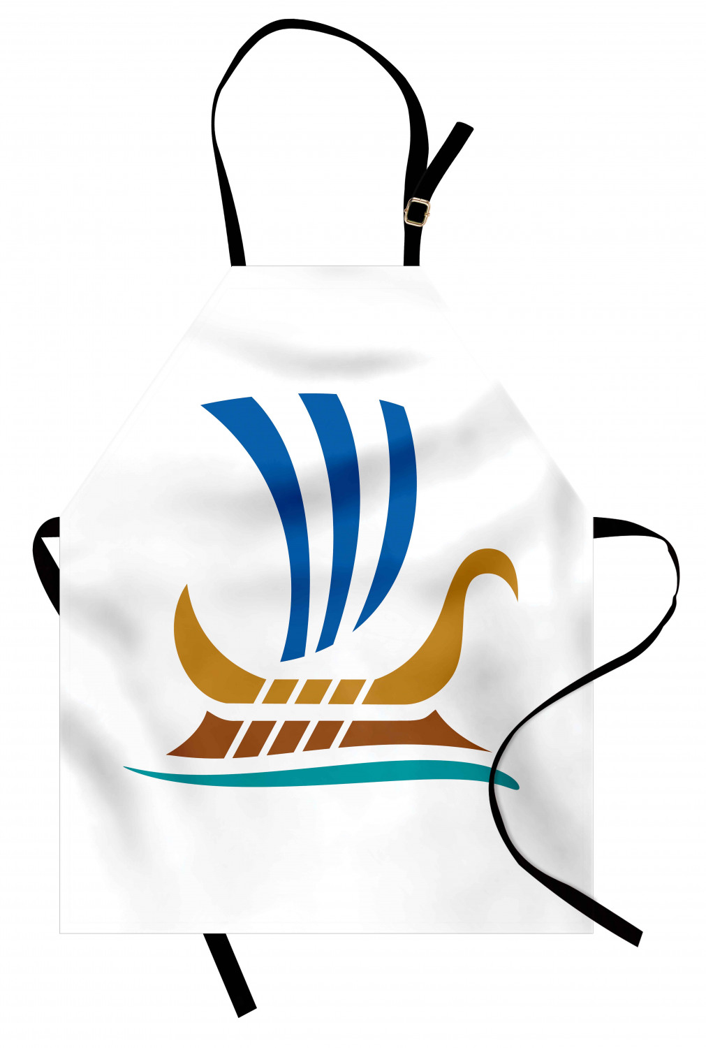 Ambesonne Standard Size Apron Bib Adjustable Strap for Gardening and Cooking