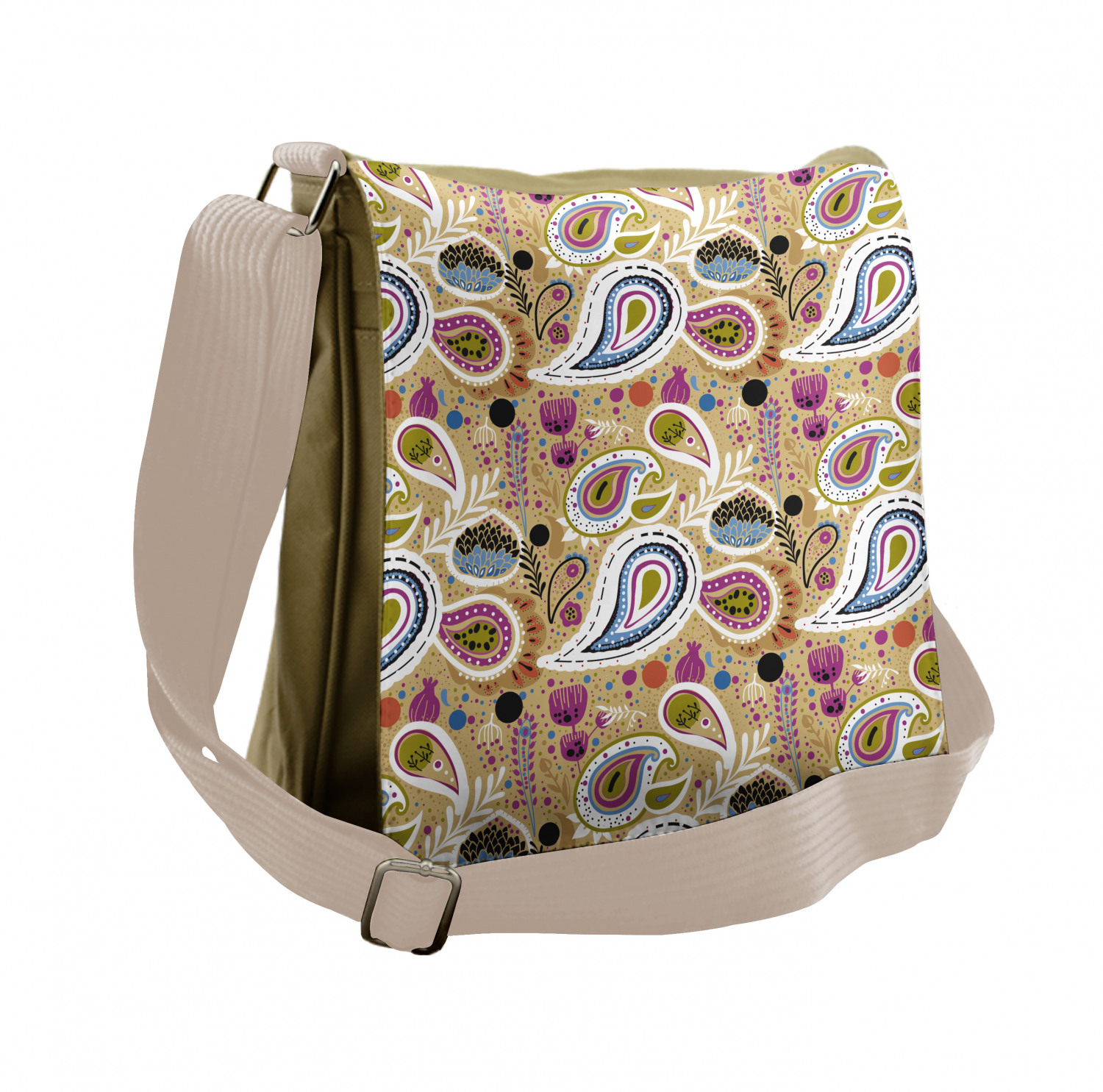 Ambesonne Surreal Pattern Messenger Bag with Shoulder Strap Unisex Cross-body - Picture 35 of 54