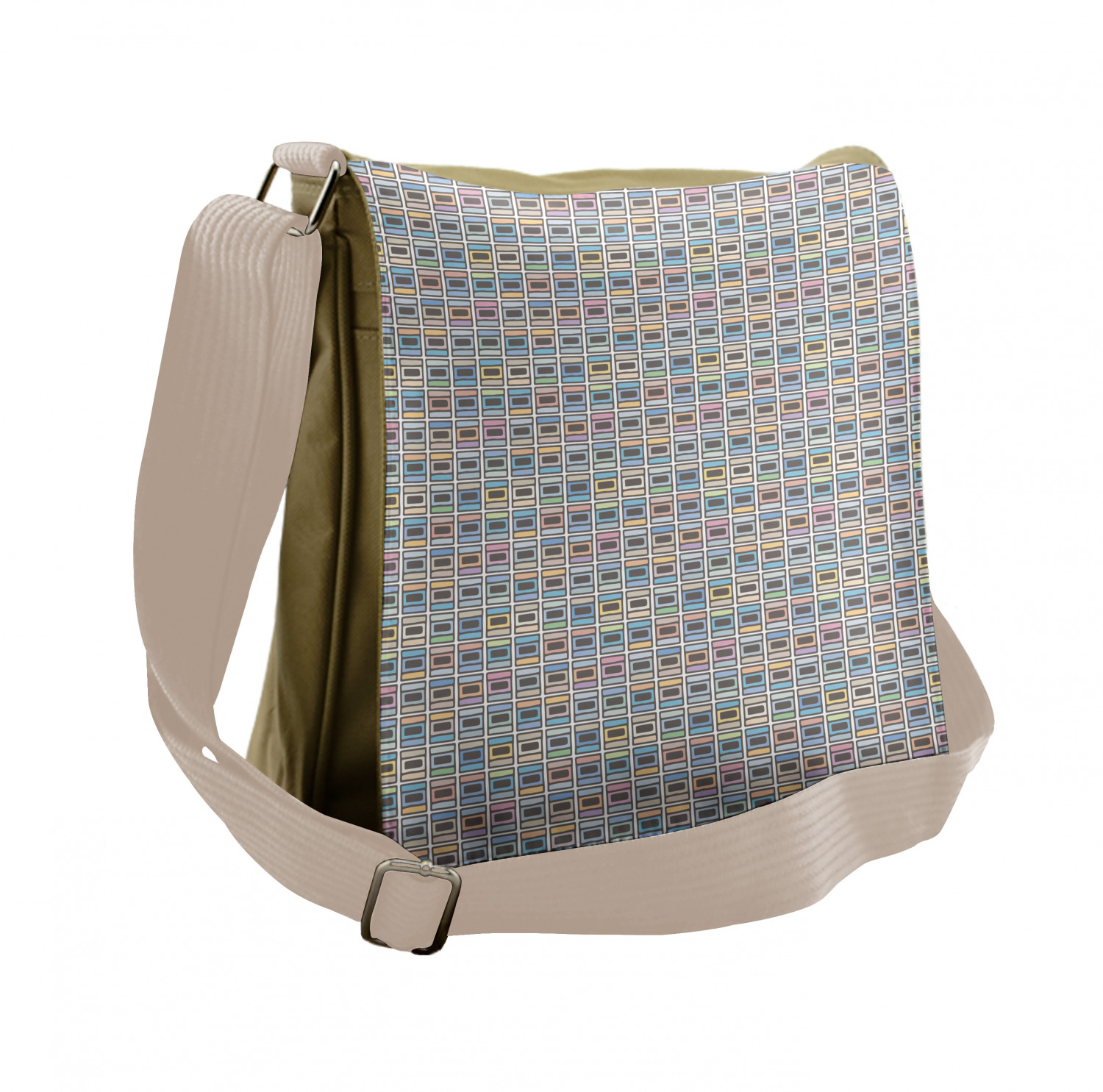 Ambesonne Surreal Pattern Messenger Bag with Shoulder Strap Unisex Cross-body - Picture 36 of 54