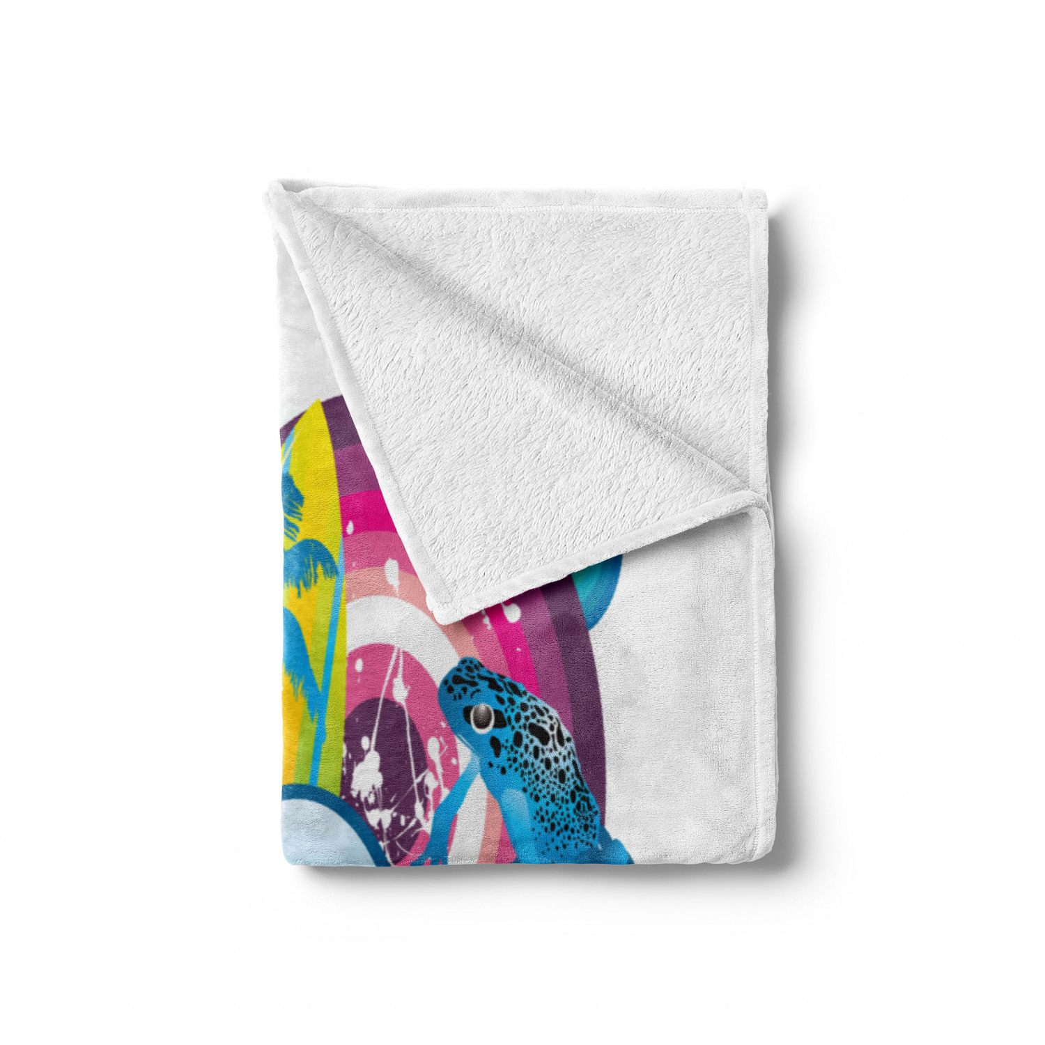 Ambesonne Summer Time Soft Flannel Fleece Throw Blanket Plush for Indoors - Picture 158 of 240