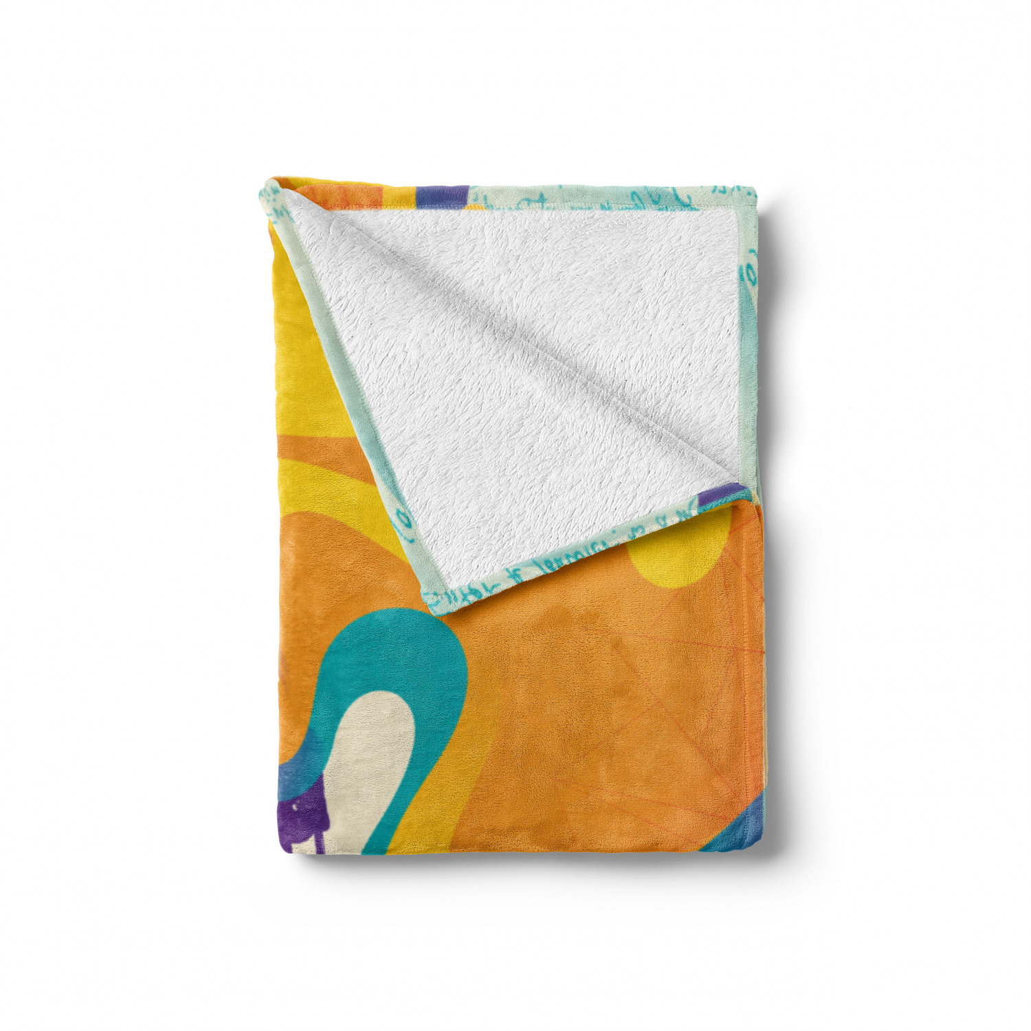 Ambesonne Vintage Retro Soft Flannel Fleece Throw Blanket Plush for Indoors - Picture 182 of 244
