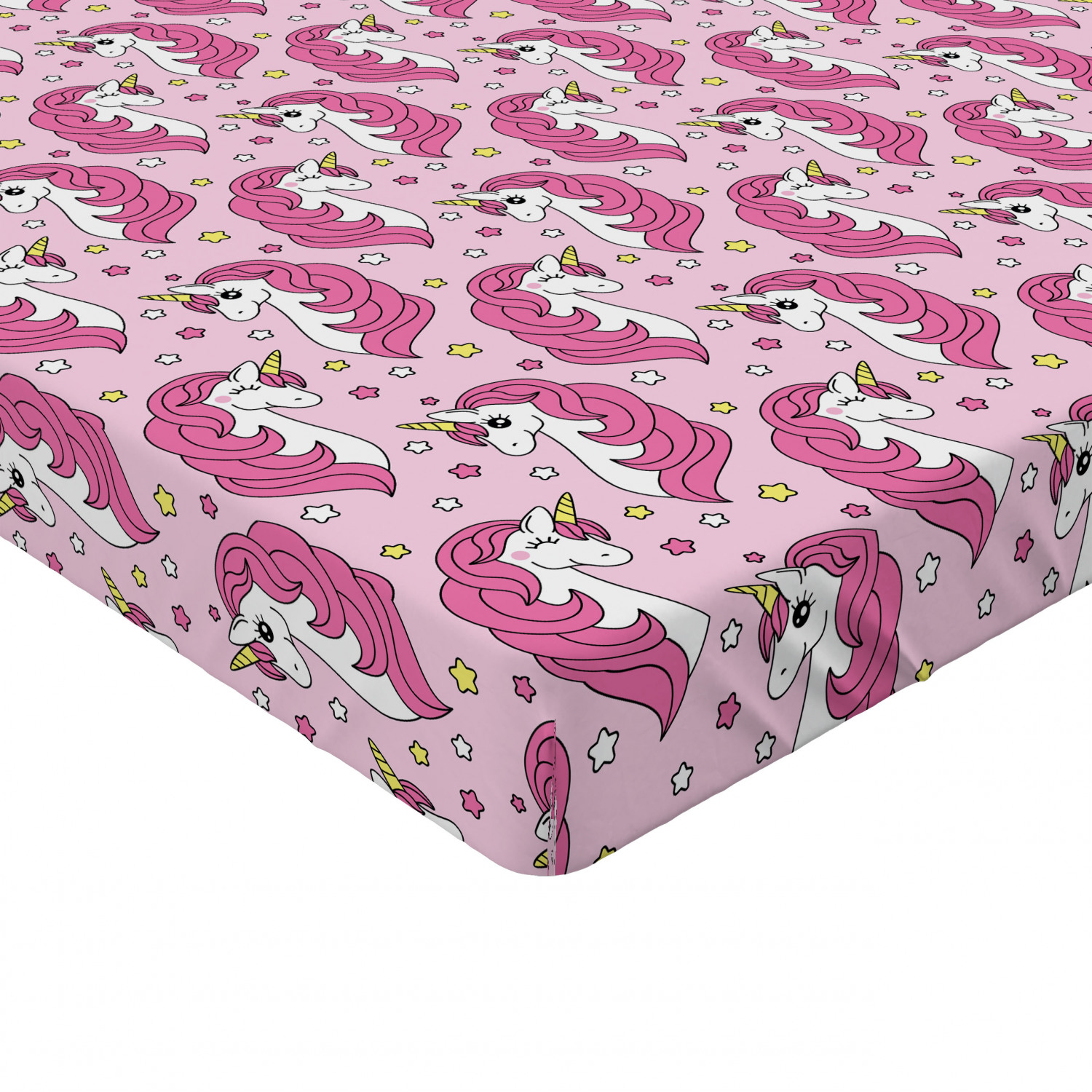 Lenzuolo Unicorni Bambini Lenzuolo Con Angoli Unicorni - Per Lettino Bambini Lenzuolo Lettino 70x140 Cm Cotone